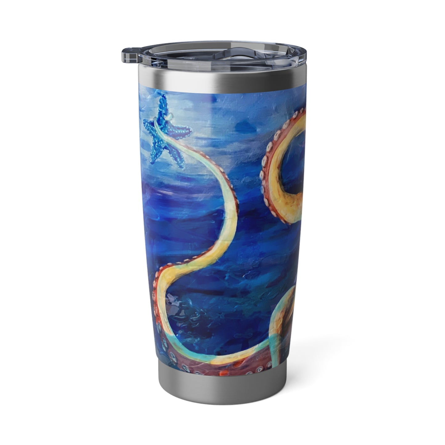 "Starcatcher" Octopus Ocean 20oz Tumbler — Marine Art Travel Mug