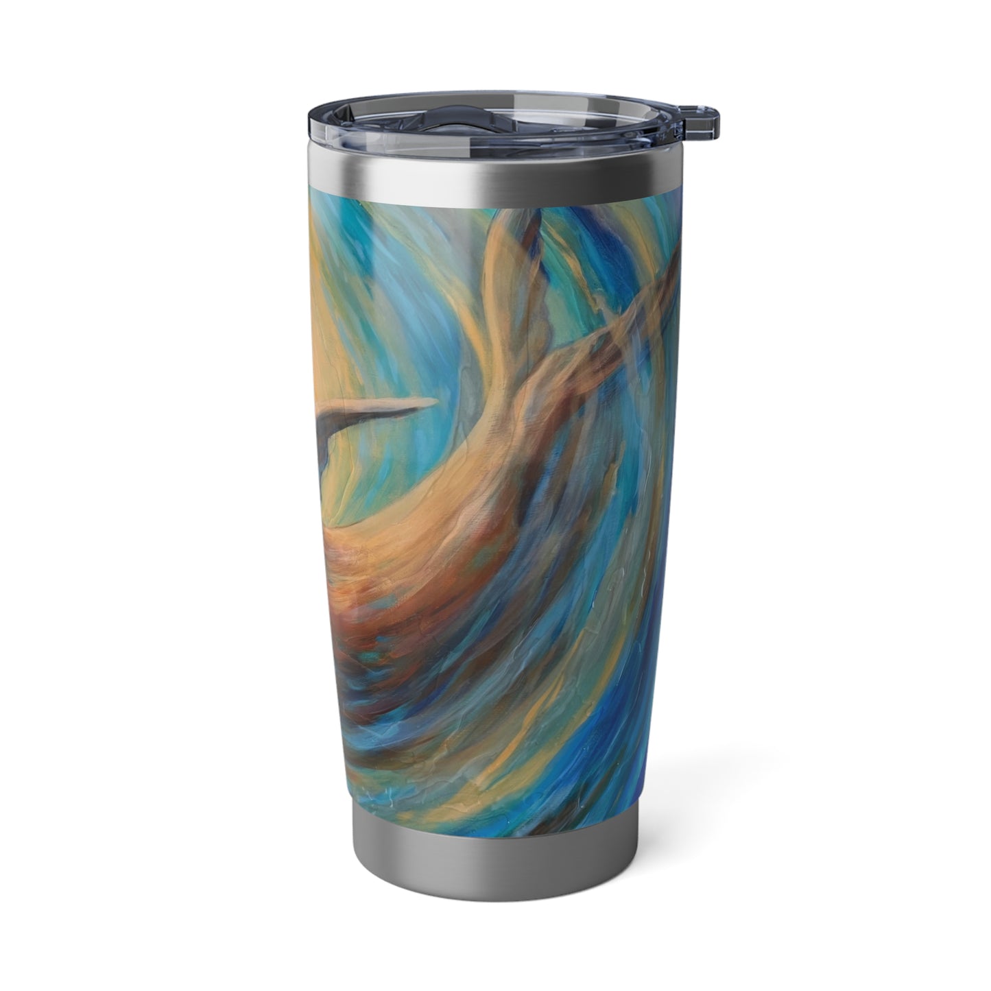 "Through Gilded Tides" Sea Lion Swirl Vagabond 20oz Tumbler