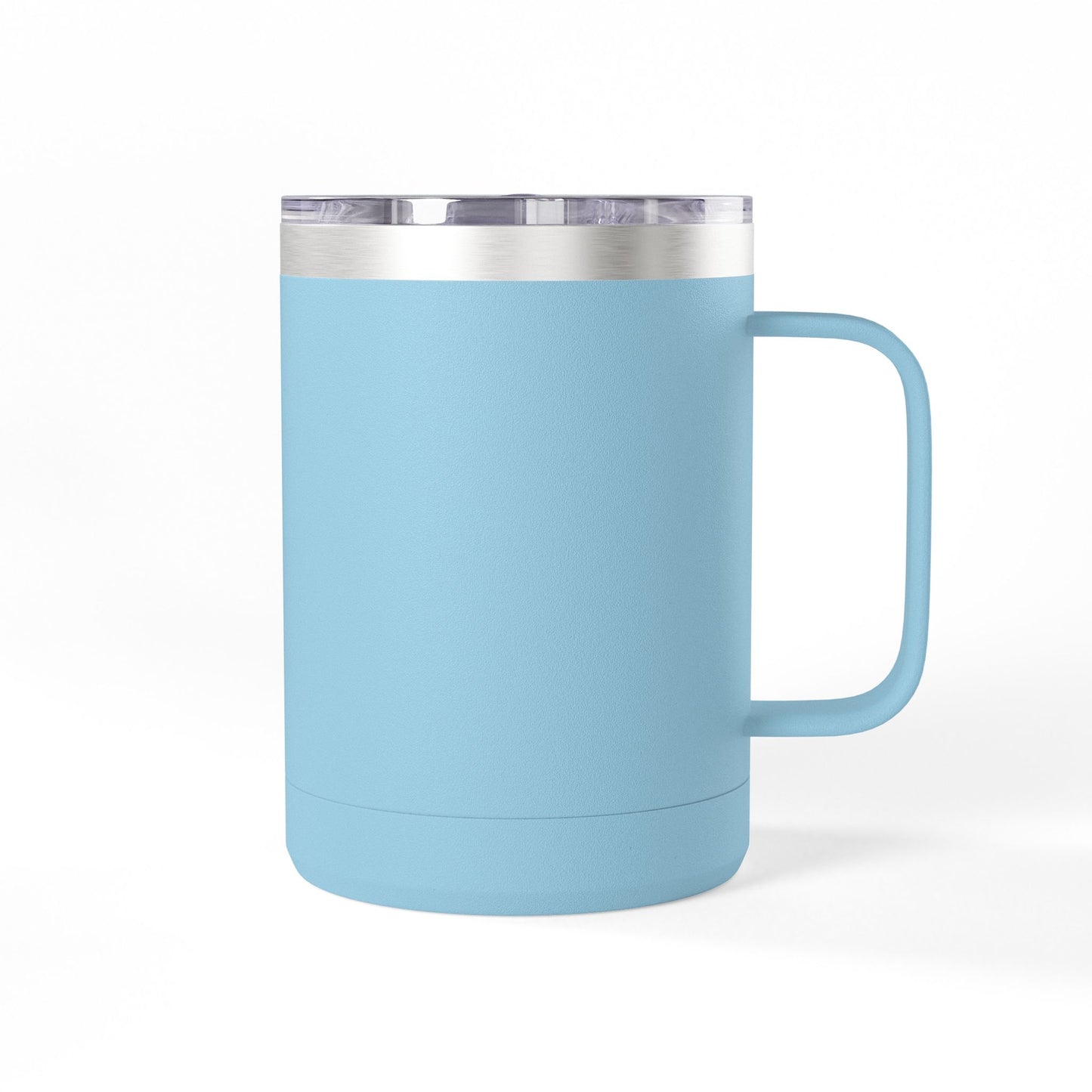 "Continuum" Hummingbird & Night Sky 15oz Travel Mug — Colorful Celestial Bird Tumbler