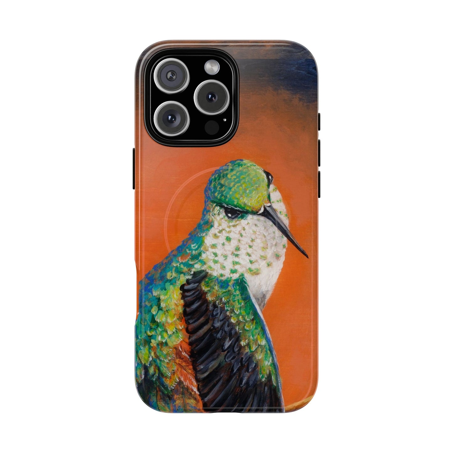 "Hummingbird Ballet" Tough Magnetic iPhone Case Multiple Sizes
