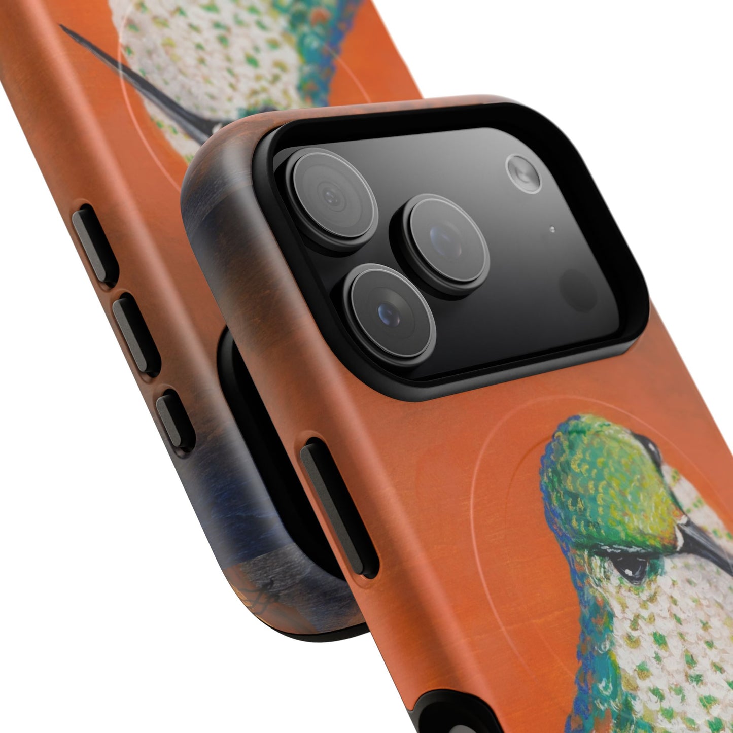 "Hummingbird Ballet" Tough Magnetic iPhone Case Multiple Sizes