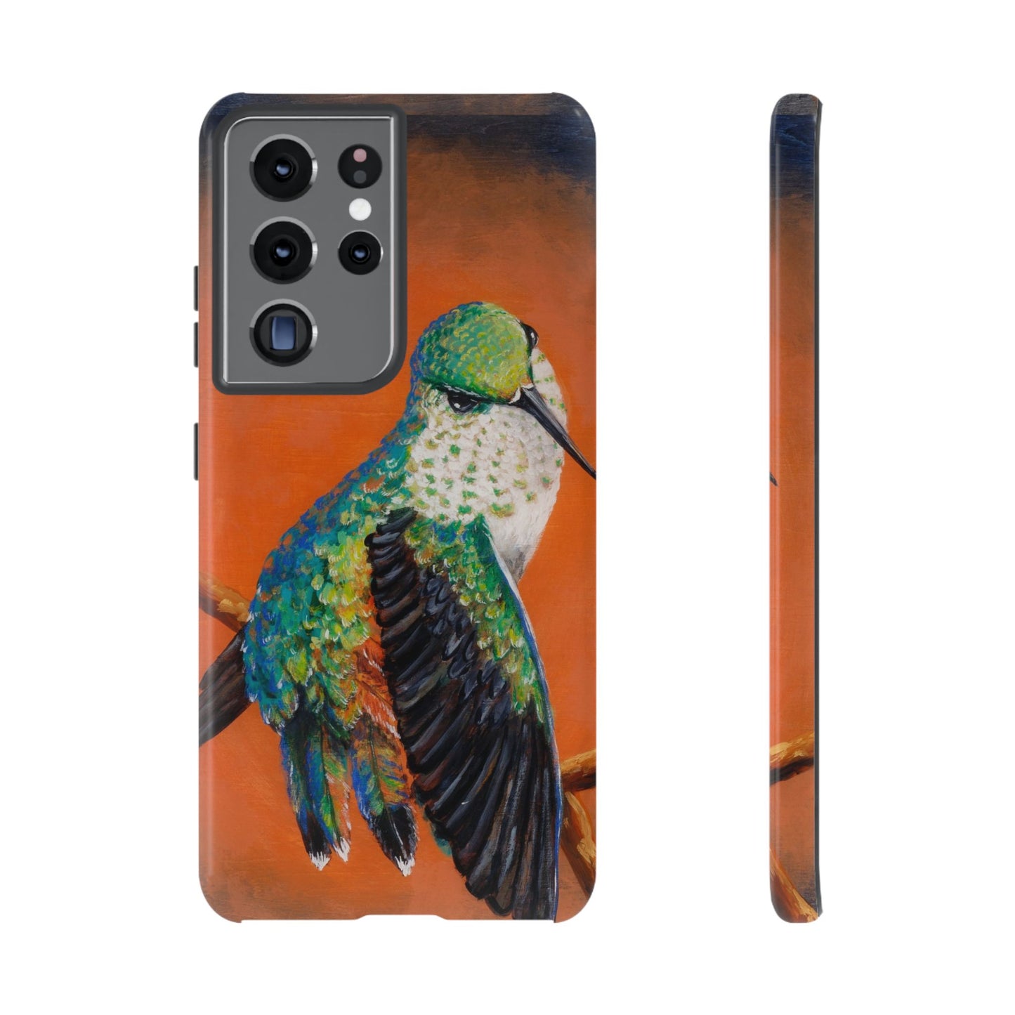 "Hummingbird Ballet" Art Samsung Galaxy Case Multiple Sizes — Colorful Protective Tough Case