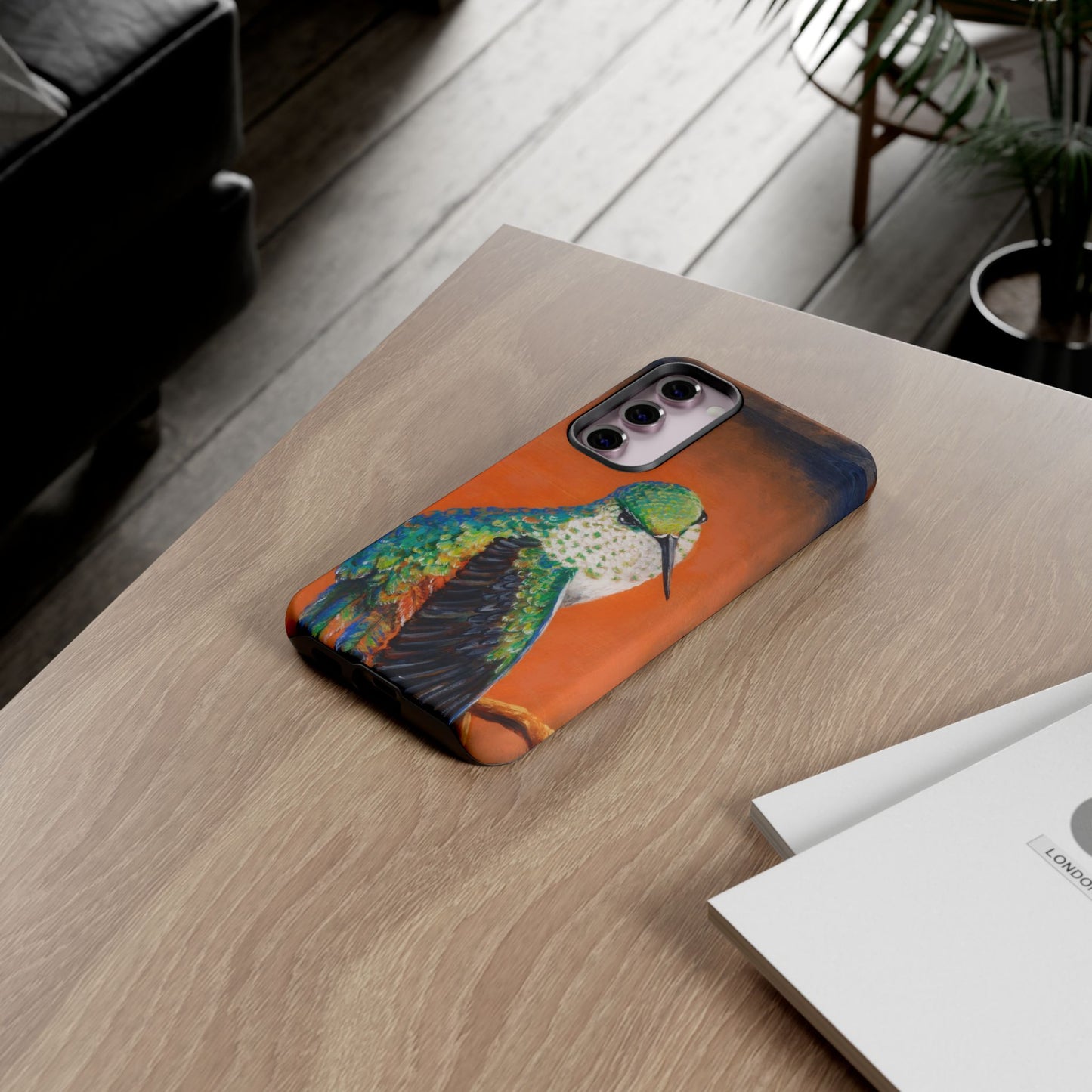 "Hummingbird Ballet" Art Samsung Galaxy Case Multiple Sizes — Colorful Protective Tough Case