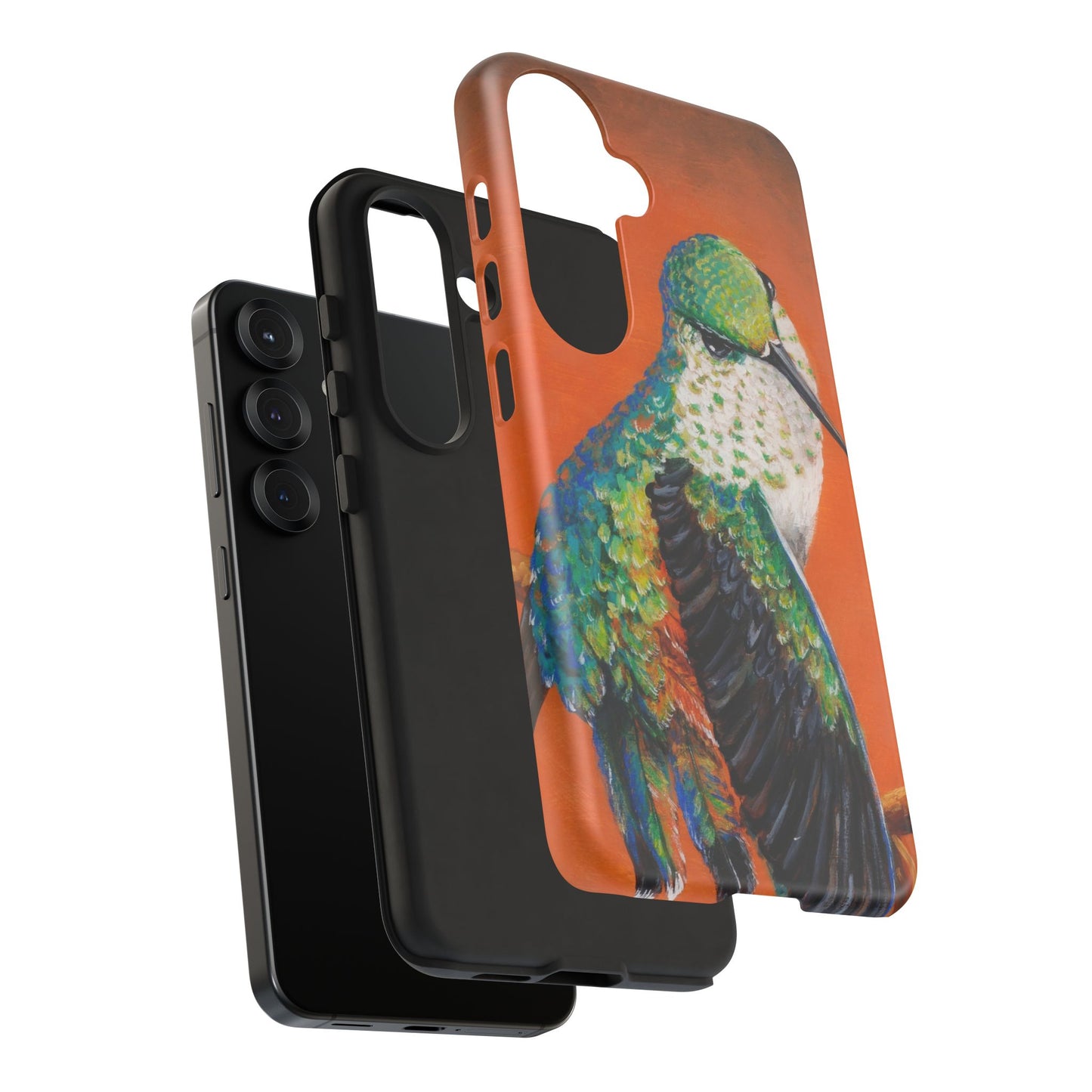 "Hummingbird Ballet" Art Samsung Galaxy Case Multiple Sizes — Colorful Protective Tough Case