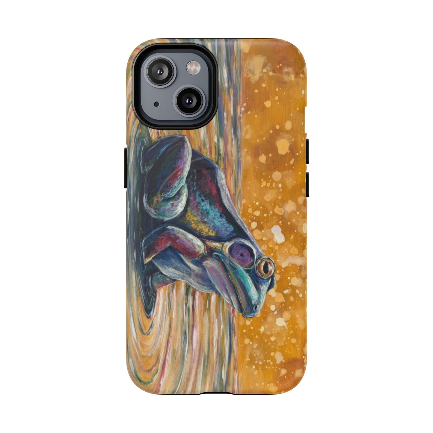 "Make a Ripple" iPhone Case - Colorful Frog Art Magnetic Tough Case