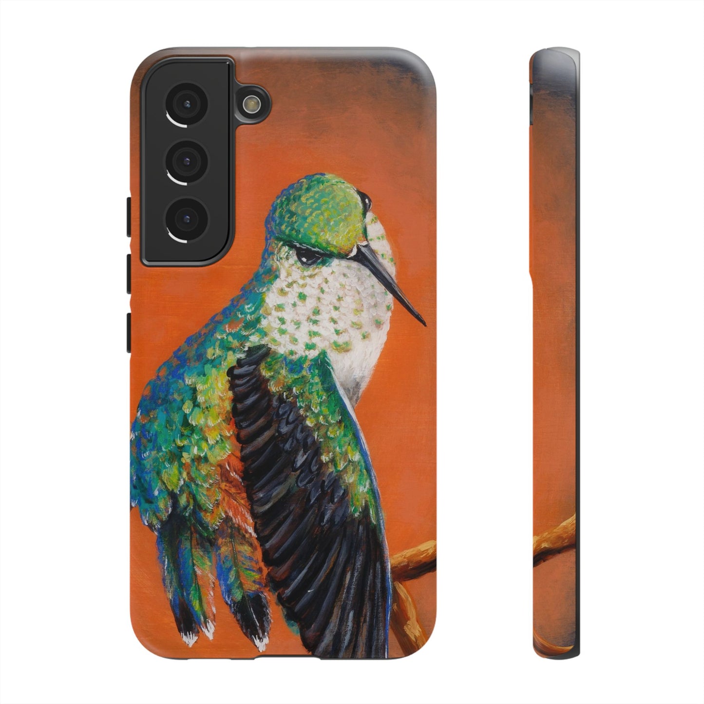 "Hummingbird Ballet" Art Samsung Galaxy Case Multiple Sizes — Colorful Protective Tough Case
