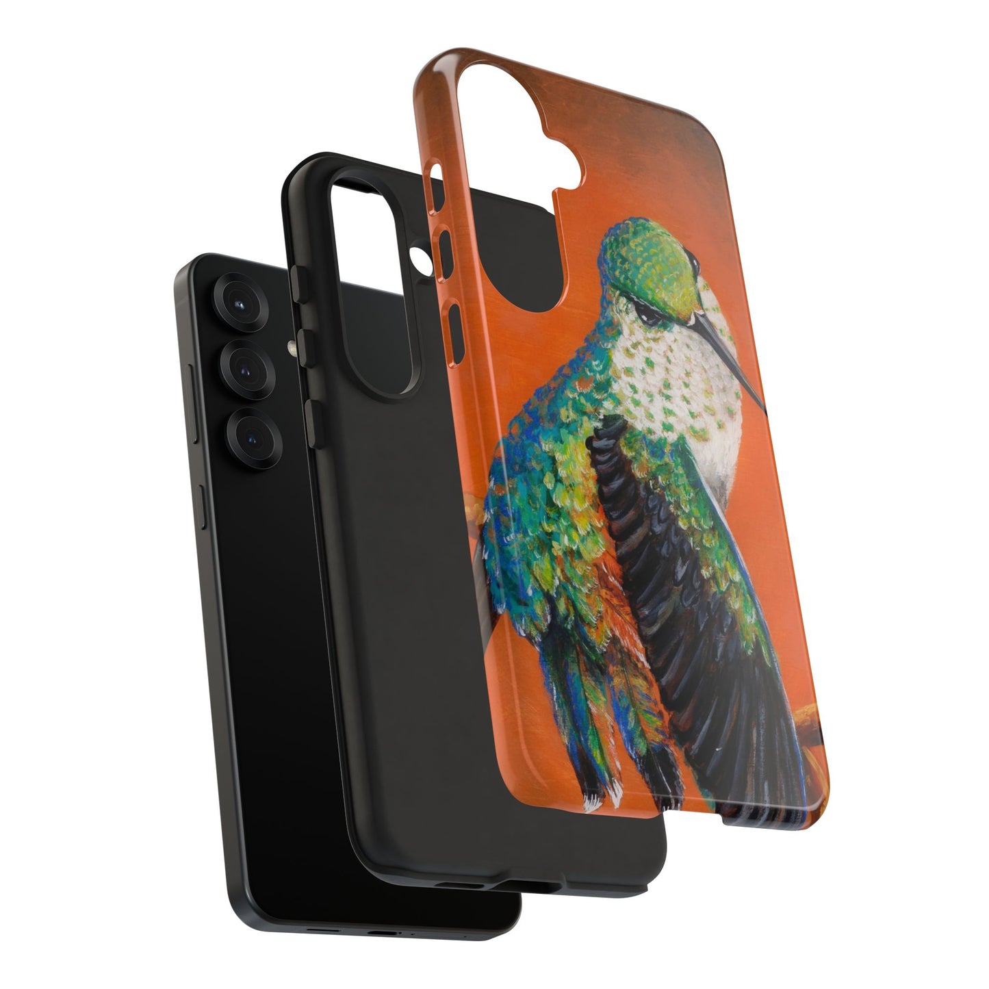 "Hummingbird Ballet" Art Samsung Galaxy Case Multiple Sizes — Colorful Protective Tough Case