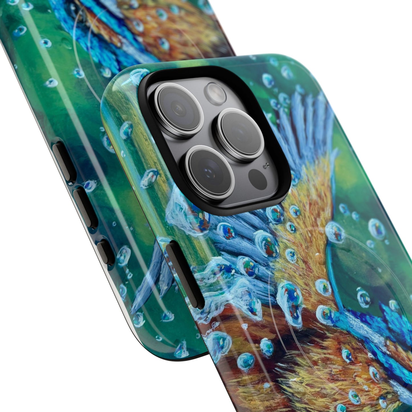 "Falling Up" Kingfisher iPhone Case Multiple Sizes — Tough Magnetic Protective iPhone Cover