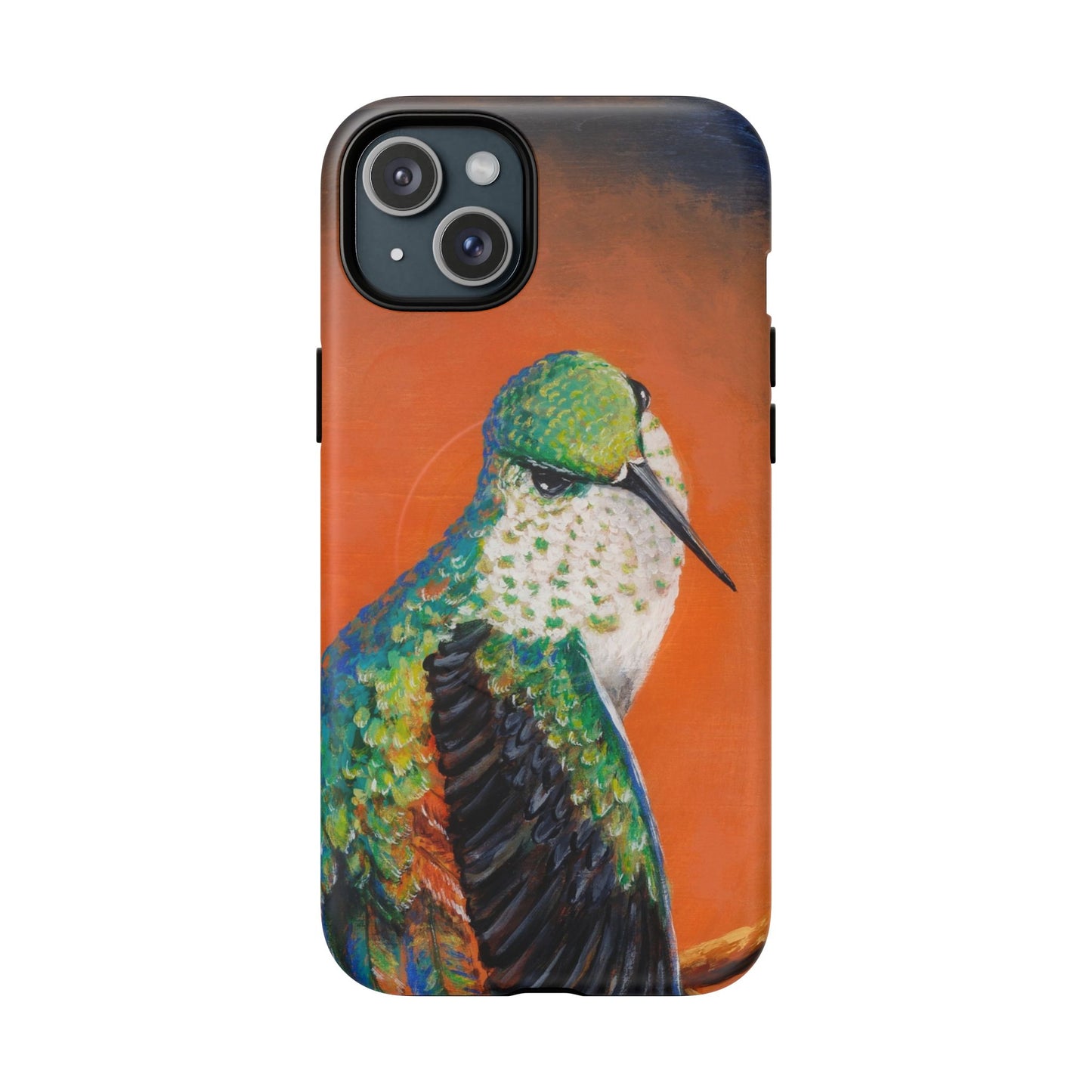 "Hummingbird Ballet" Tough Magnetic iPhone Case Multiple Sizes