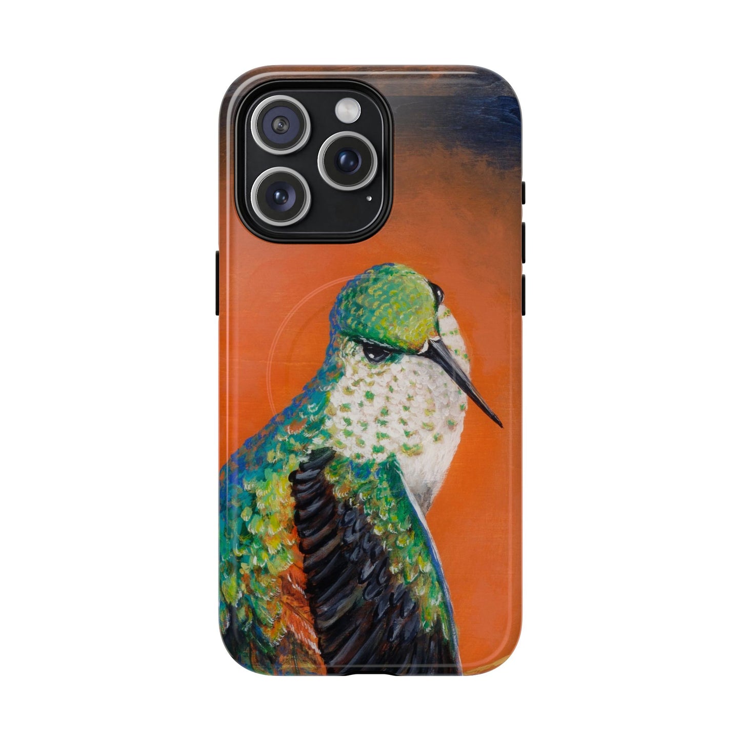 "Hummingbird Ballet" Tough Magnetic iPhone Case Multiple Sizes