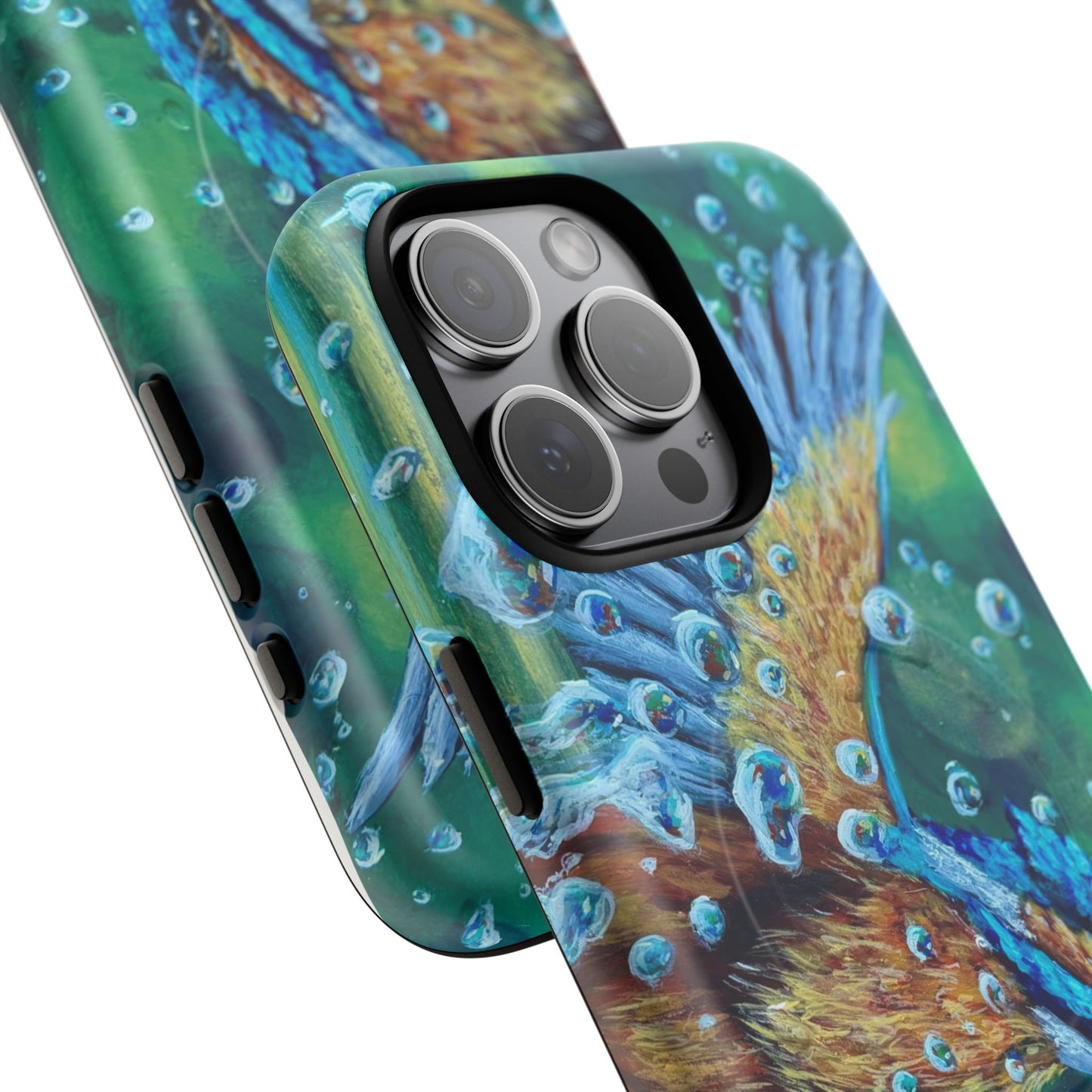 "Falling Up" Kingfisher iPhone Case Multiple Sizes — Tough Magnetic Protective iPhone Cover