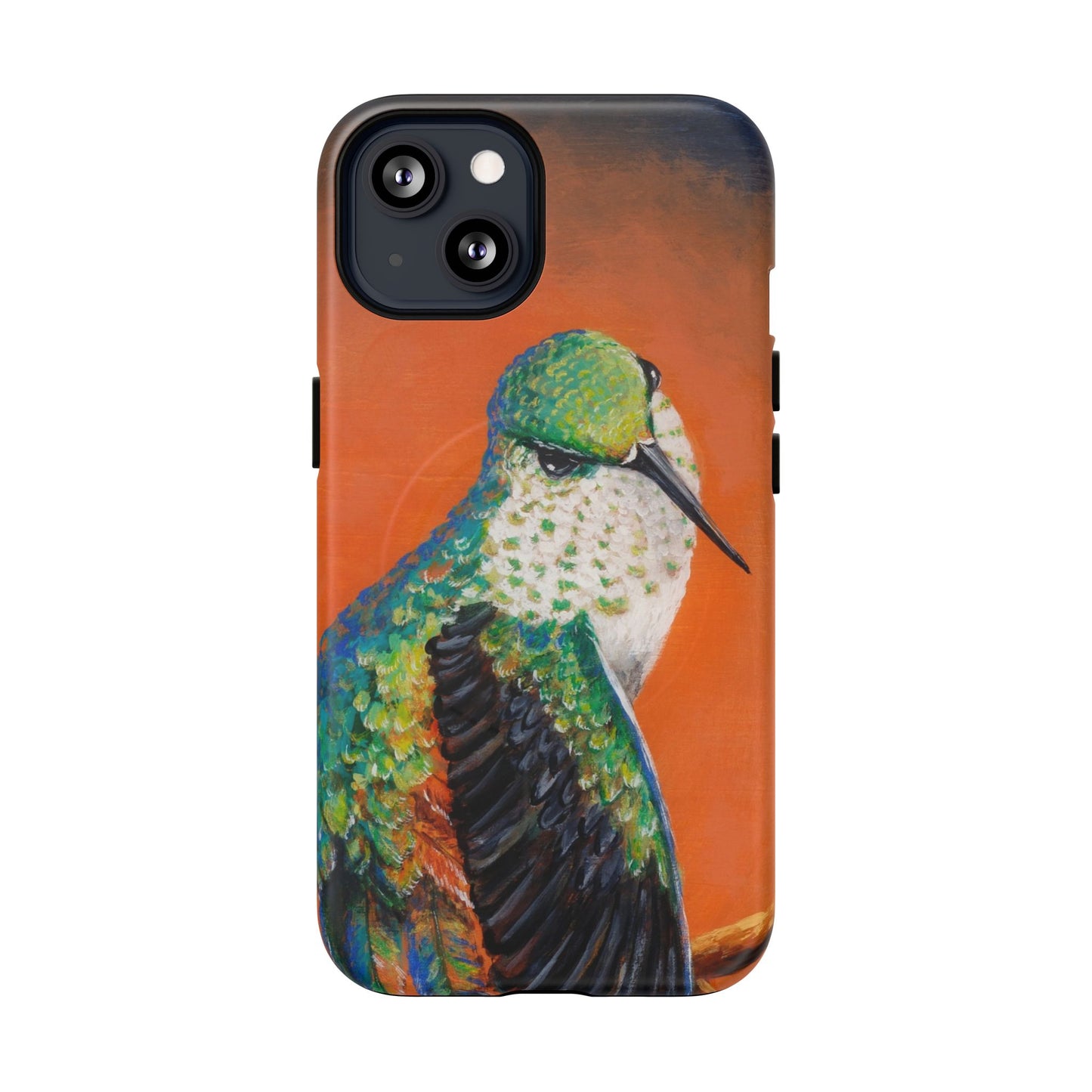 "Hummingbird Ballet" Tough Magnetic iPhone Case Multiple Sizes