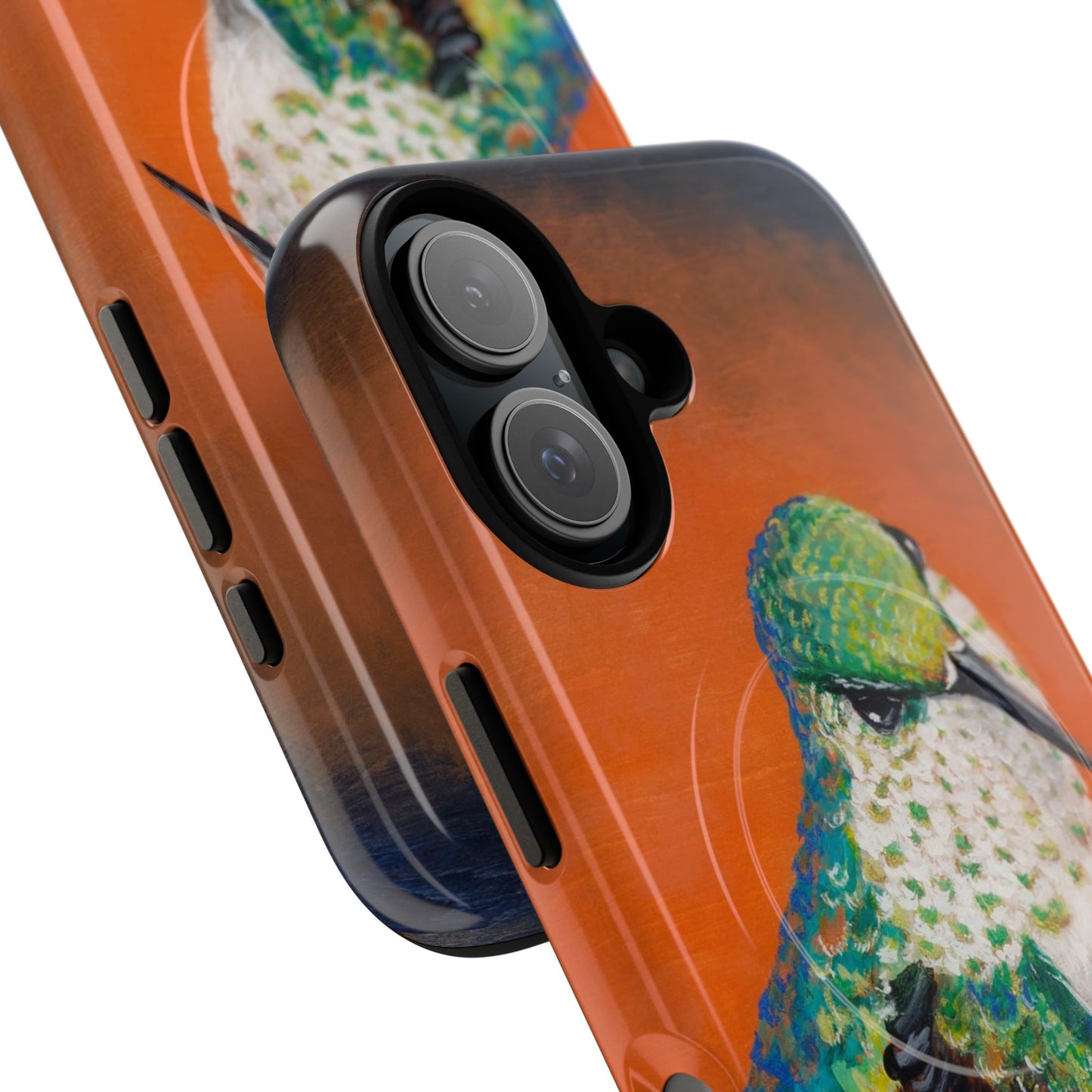 "Hummingbird Ballet" Tough Magnetic iPhone Case Multiple Sizes