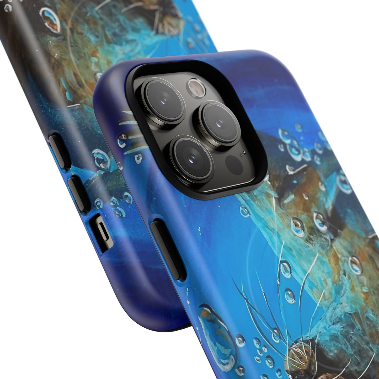 "Arthur" Sea Lion with Bubbles Tough Magnetic iPhone Case — Many sizes