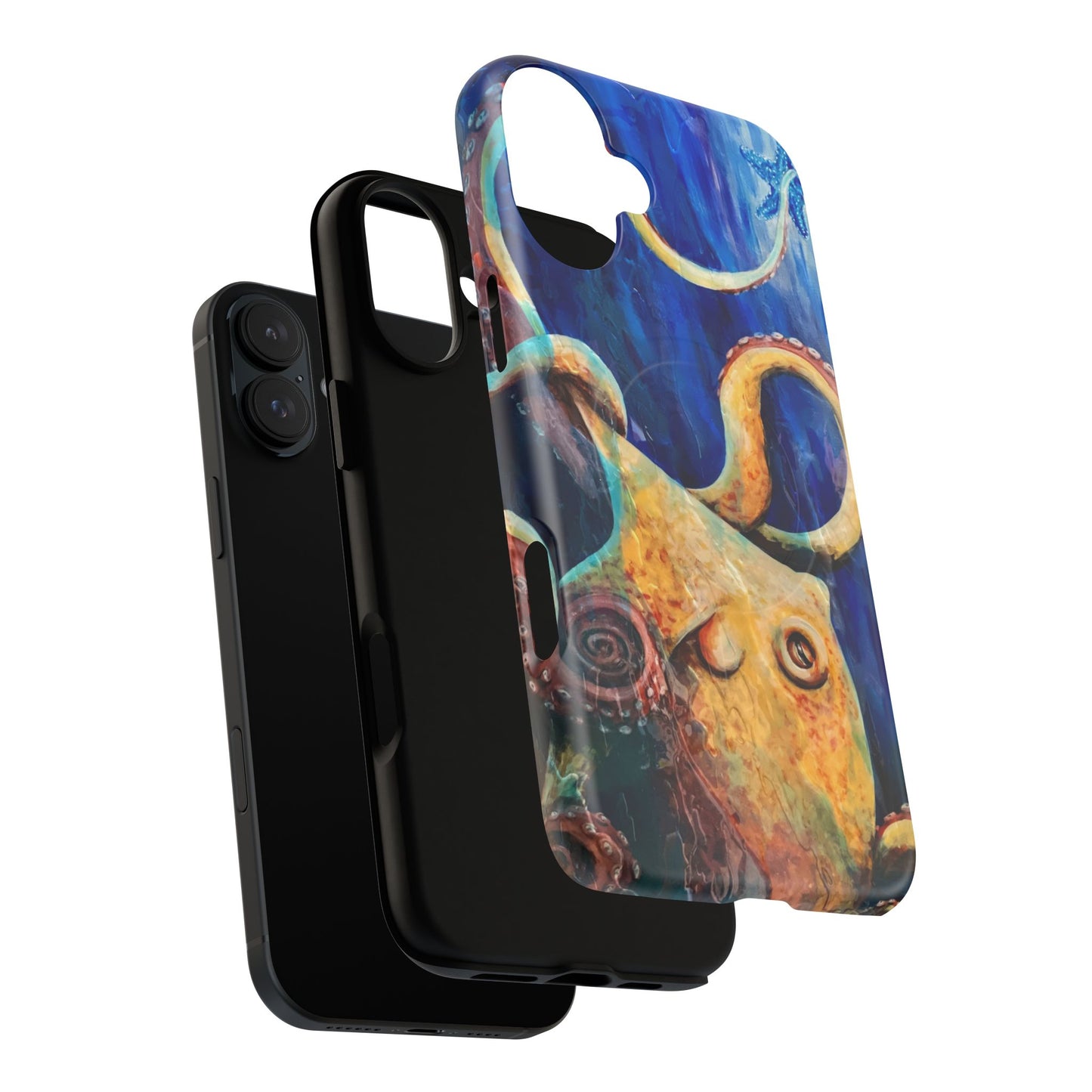 "Starcatcher" Octopus Tough Magnetic iPhone Cases