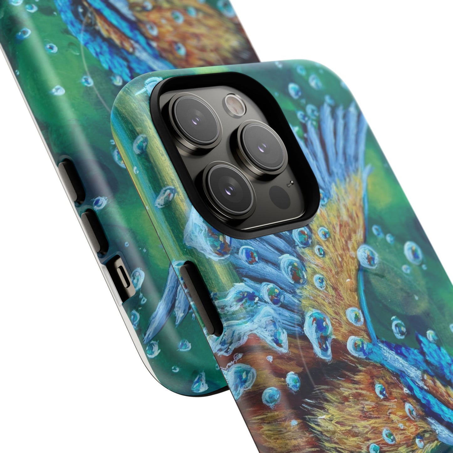 "Falling Up" Kingfisher iPhone Case Multiple Sizes — Tough Magnetic Protective iPhone Cover