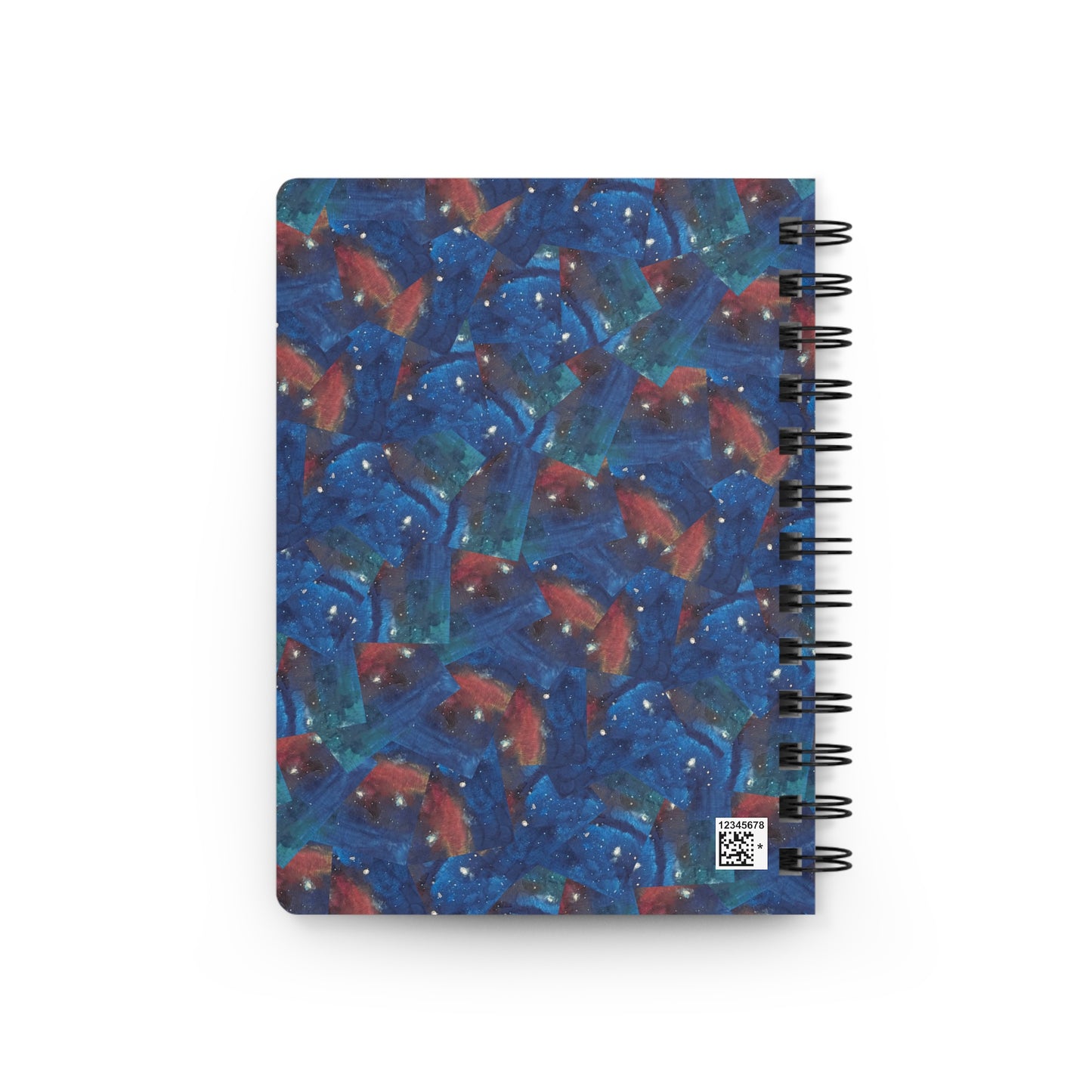 "Continuum" Hummingbird & Lotus Spiral Journal — Artistic Notebook for Drawing, Notes & Meditation