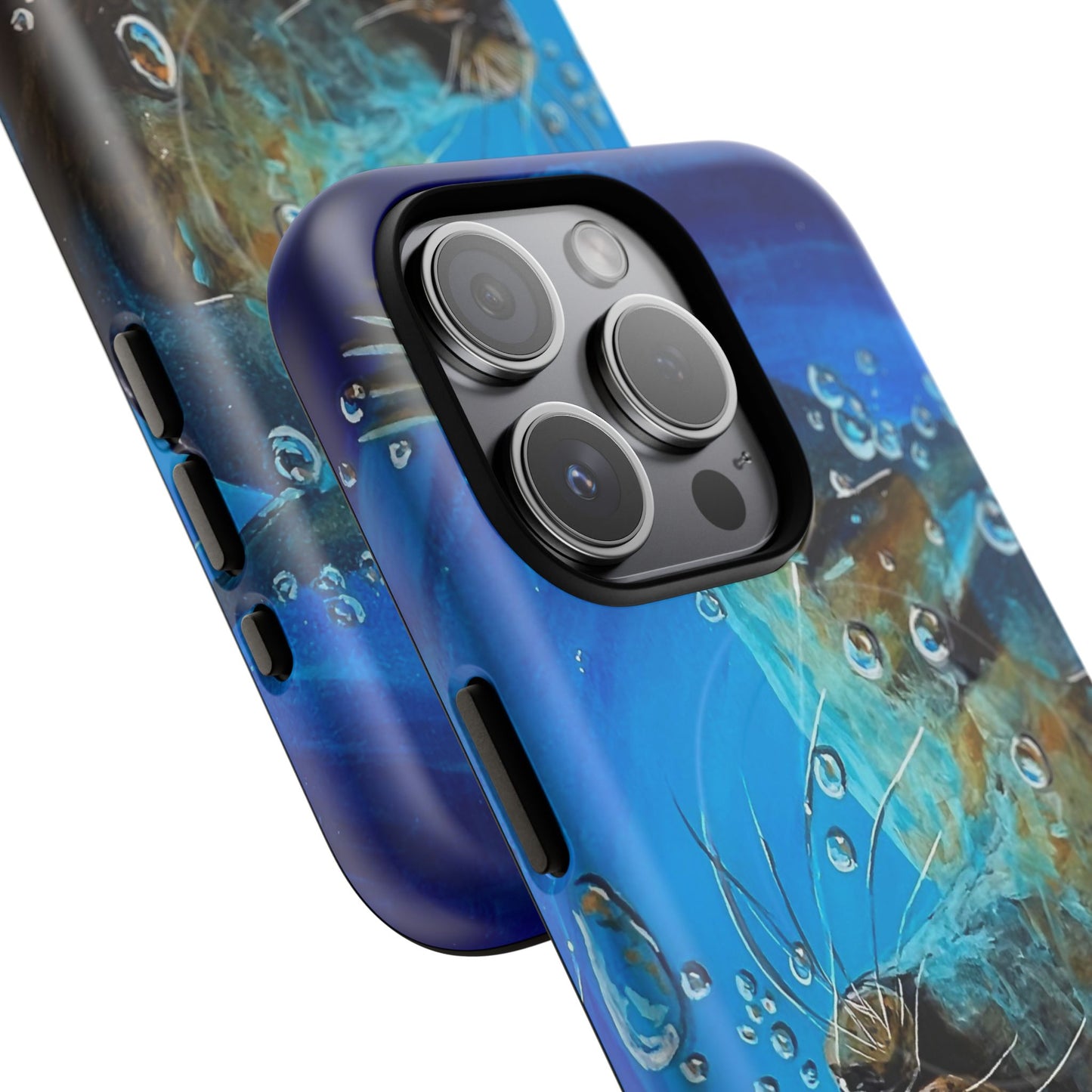 "Arthur" Sea Lion with Bubbles Tough Magnetic iPhone Case — Many sizes
