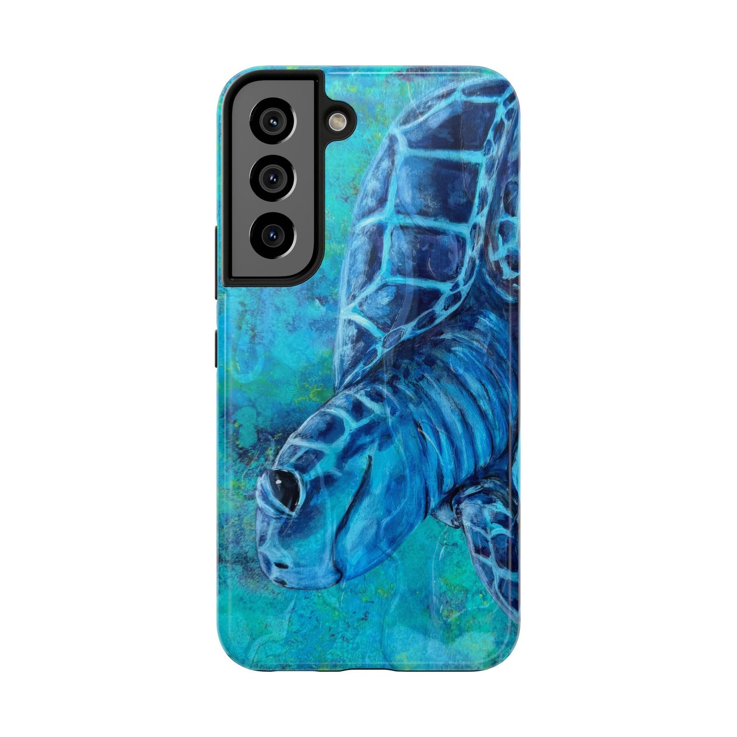 "Rufus" Sea Turtle Tough Samsung Galaxy Phone Case Multiple Sizes — Blue Ocean Protective Phone Cover