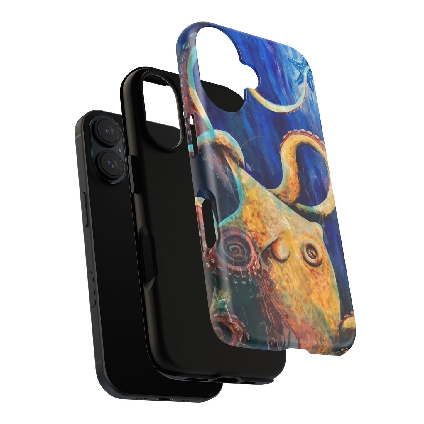 "Starcatcher" Octopus Tough Magnetic iPhone Cases