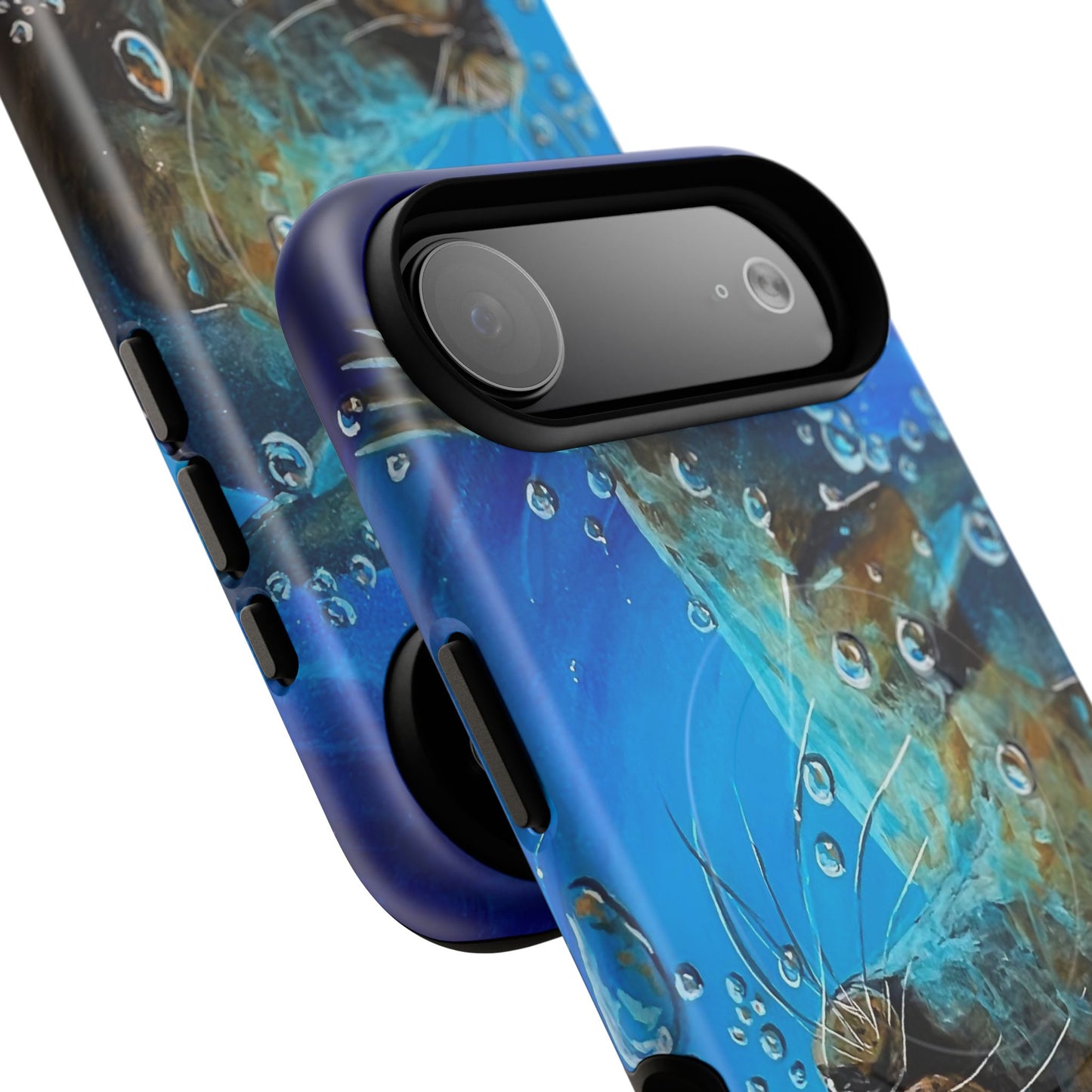 "Arthur" Sea Lion with Bubbles Tough Magnetic iPhone Case — Many sizes