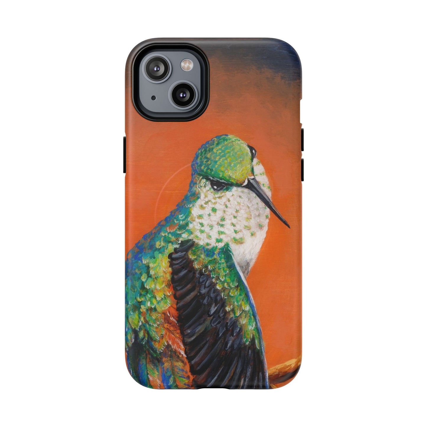 "Hummingbird Ballet" Tough Magnetic iPhone Case Multiple Sizes