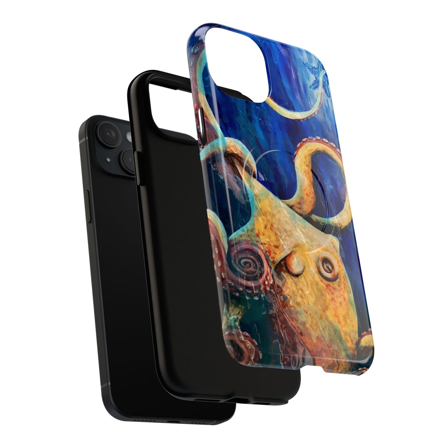 "Starcatcher" Octopus Tough Magnetic iPhone Cases