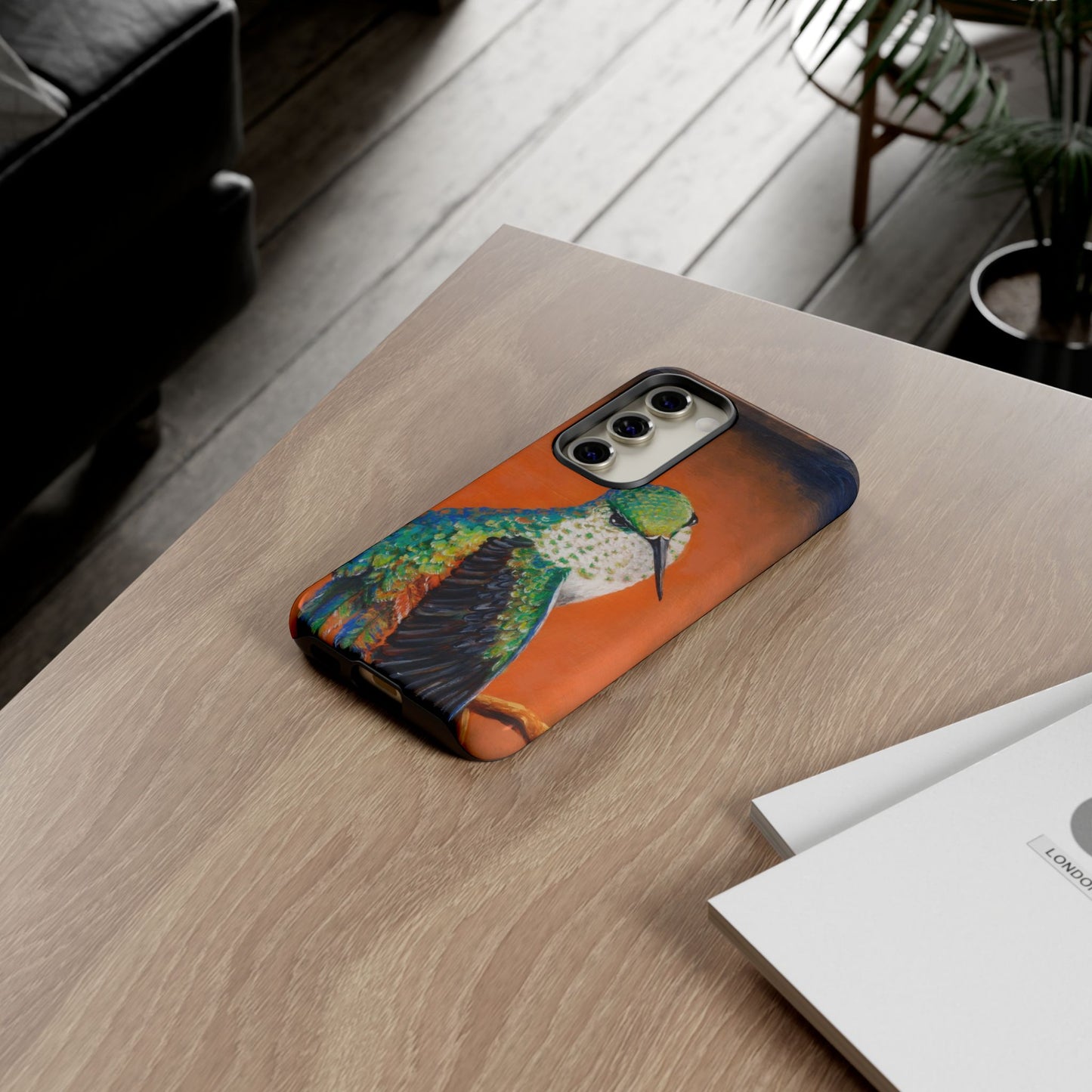 "Hummingbird Ballet" Art Samsung Galaxy Case Multiple Sizes — Colorful Protective Tough Case