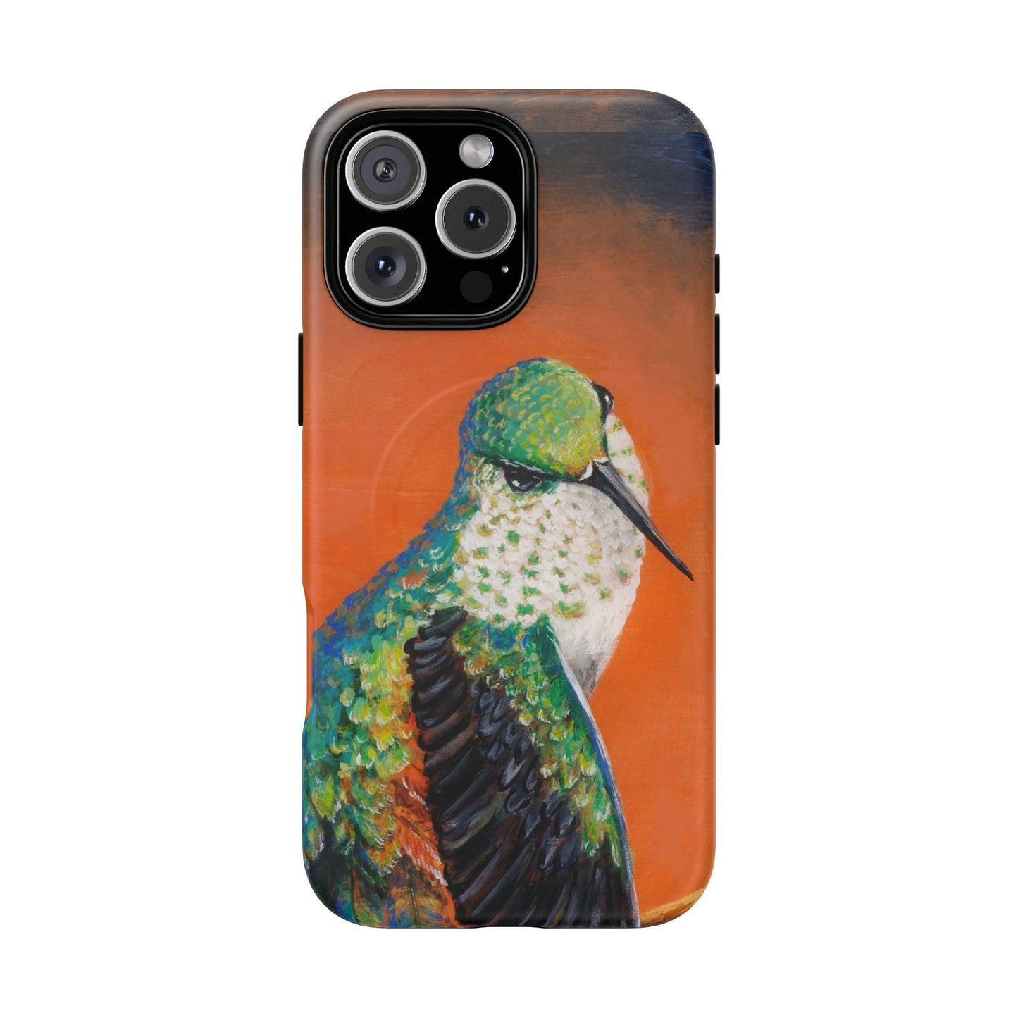 "Hummingbird Ballet" Tough Magnetic iPhone Case Multiple Sizes