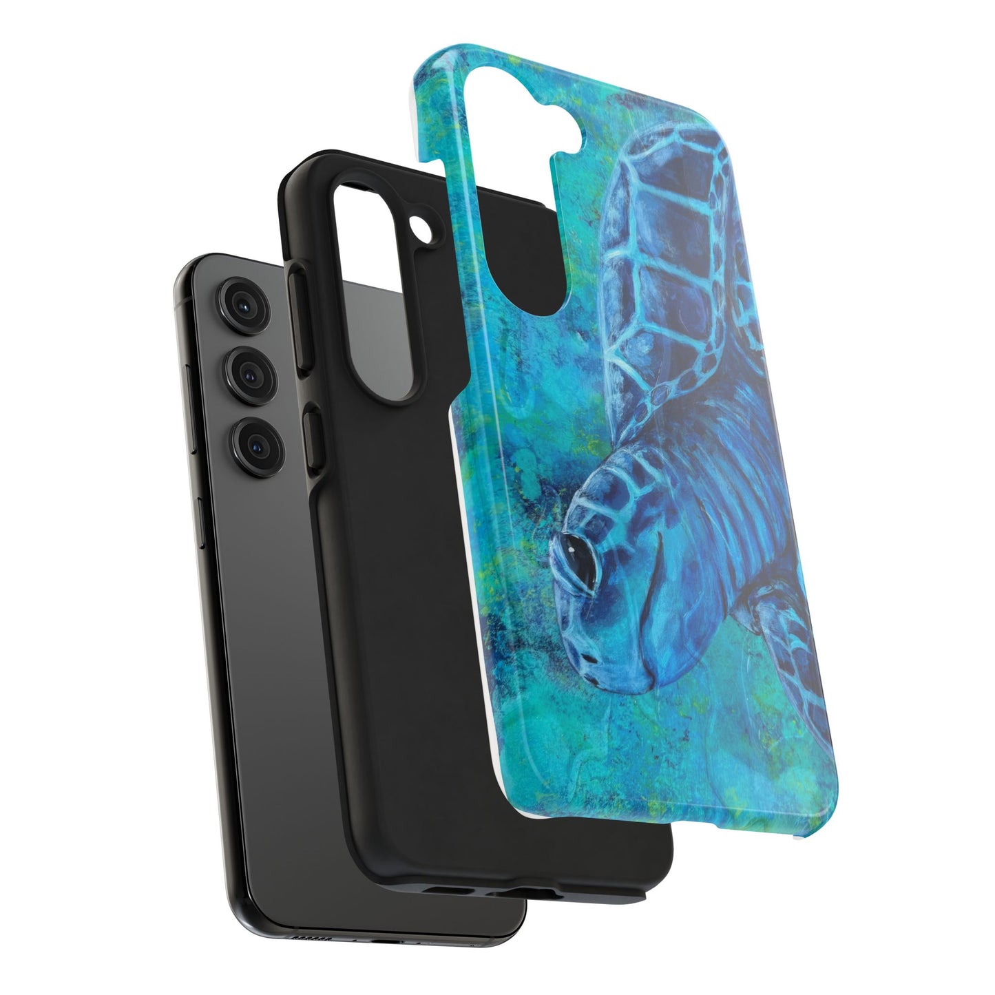 "Rufus" Sea Turtle Tough Samsung Galaxy Phone Case Multiple Sizes — Blue Ocean Protective Phone Cover