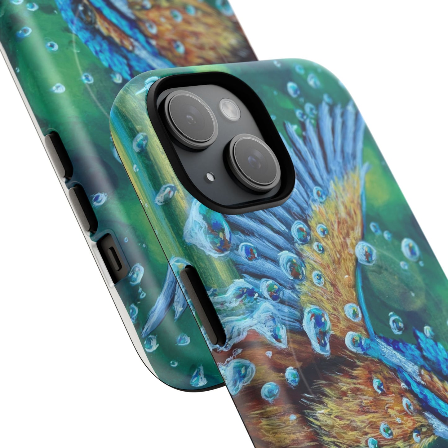 "Falling Up" Kingfisher iPhone Case Multiple Sizes — Tough Magnetic Protective iPhone Cover