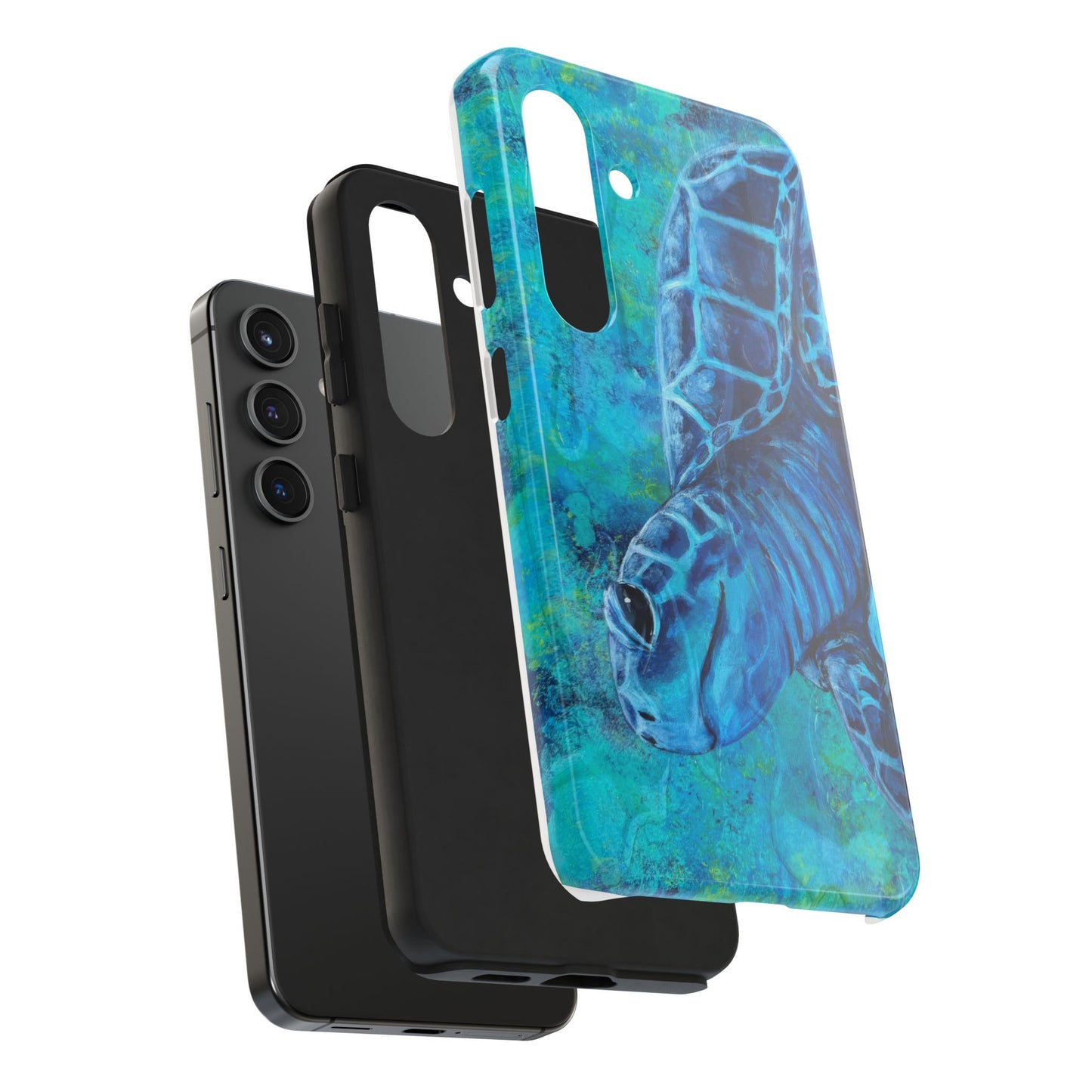"Rufus" Sea Turtle Tough Samsung Galaxy Phone Case Multiple Sizes — Blue Ocean Protective Phone Cover