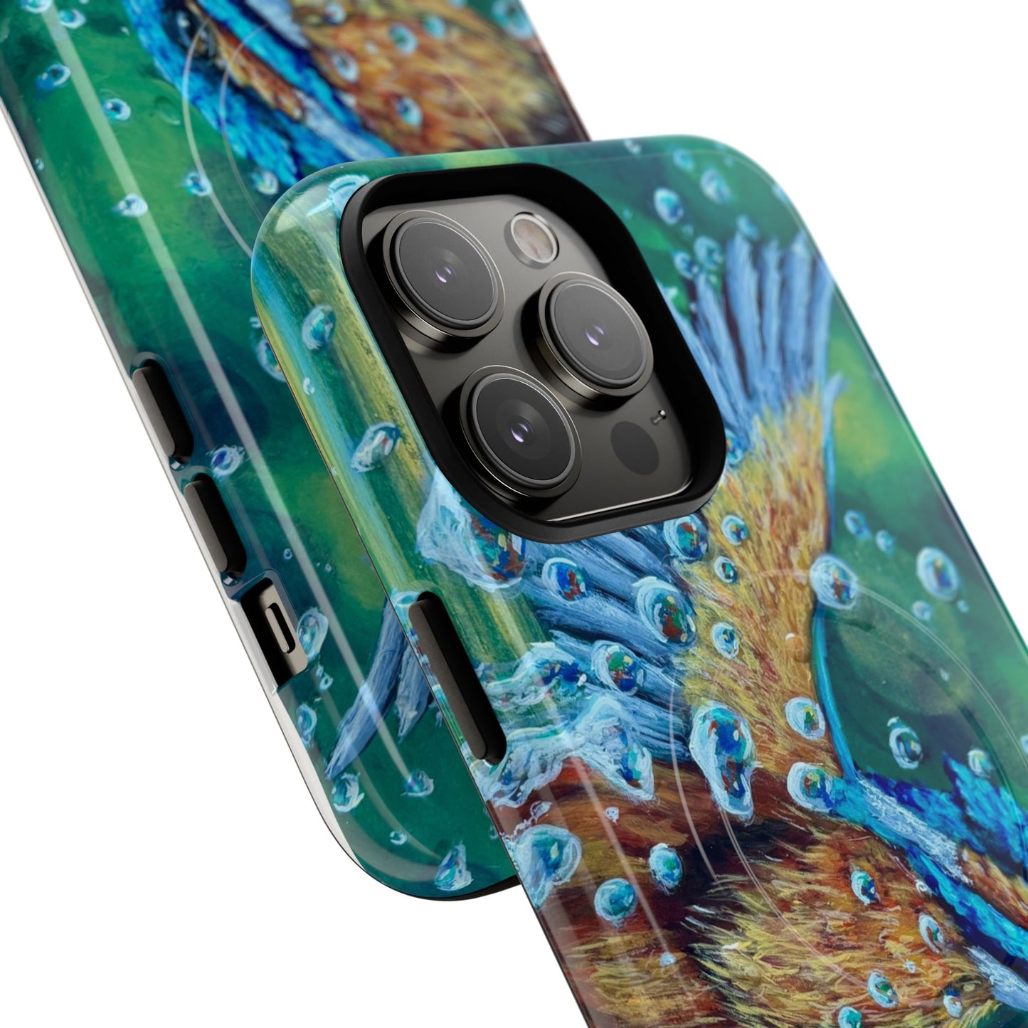 "Falling Up" Kingfisher iPhone Case Multiple Sizes — Tough Magnetic Protective iPhone Cover