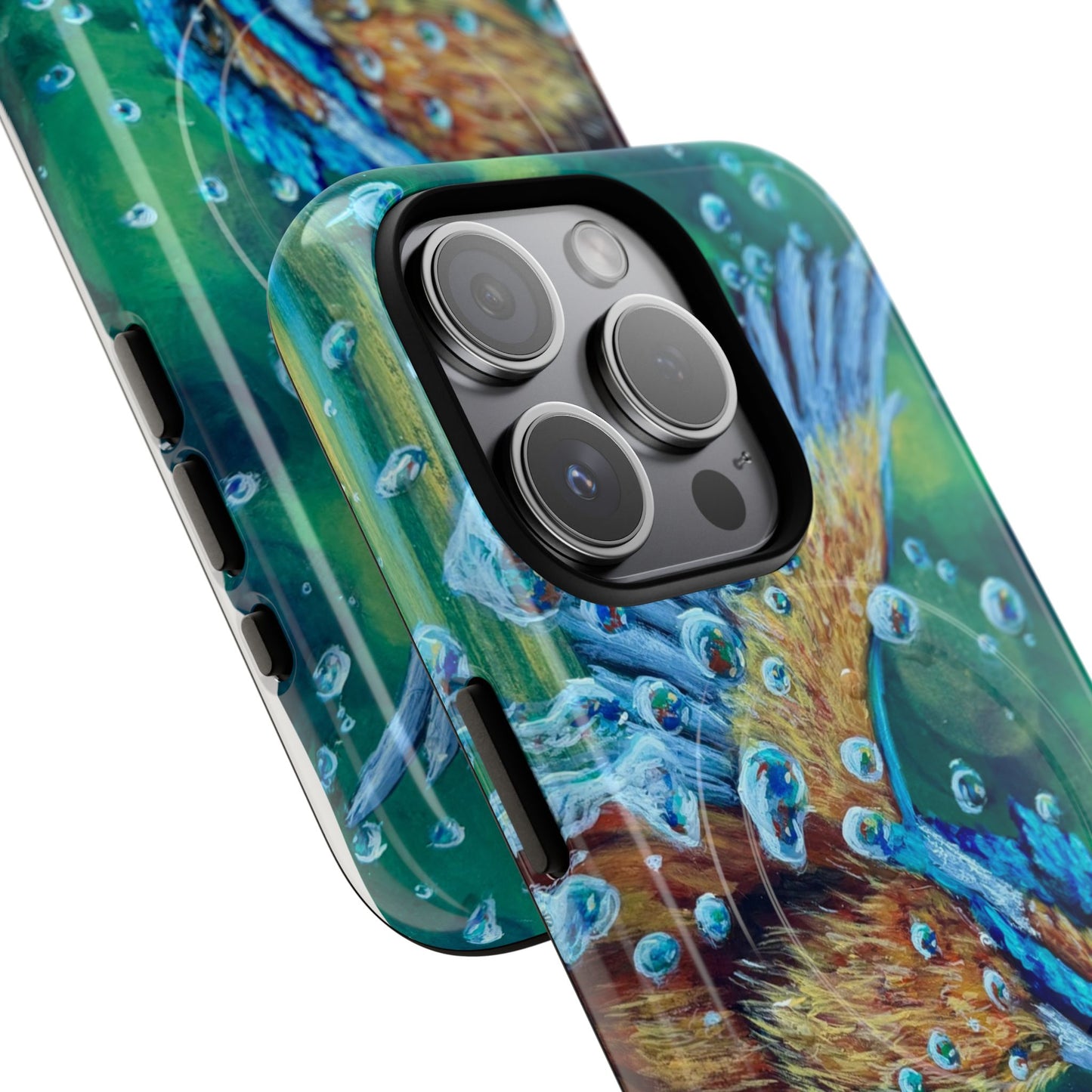 "Falling Up" Kingfisher iPhone Case Multiple Sizes — Tough Magnetic Protective iPhone Cover