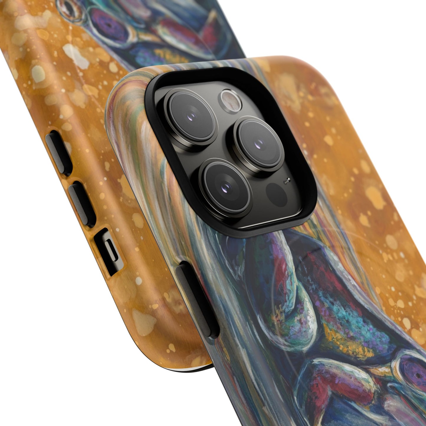 "Make a Ripple" iPhone Case - Colorful Frog Art Magnetic Tough Case