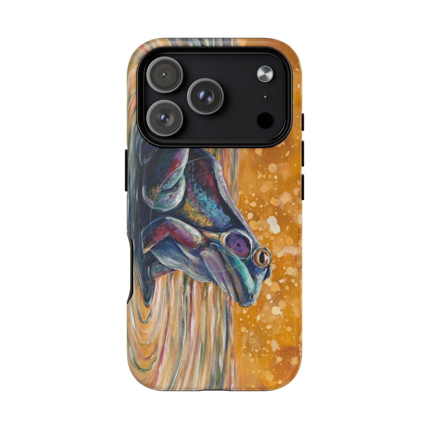 "Make a Ripple" iPhone Case - Colorful Frog Art Magnetic Tough Case