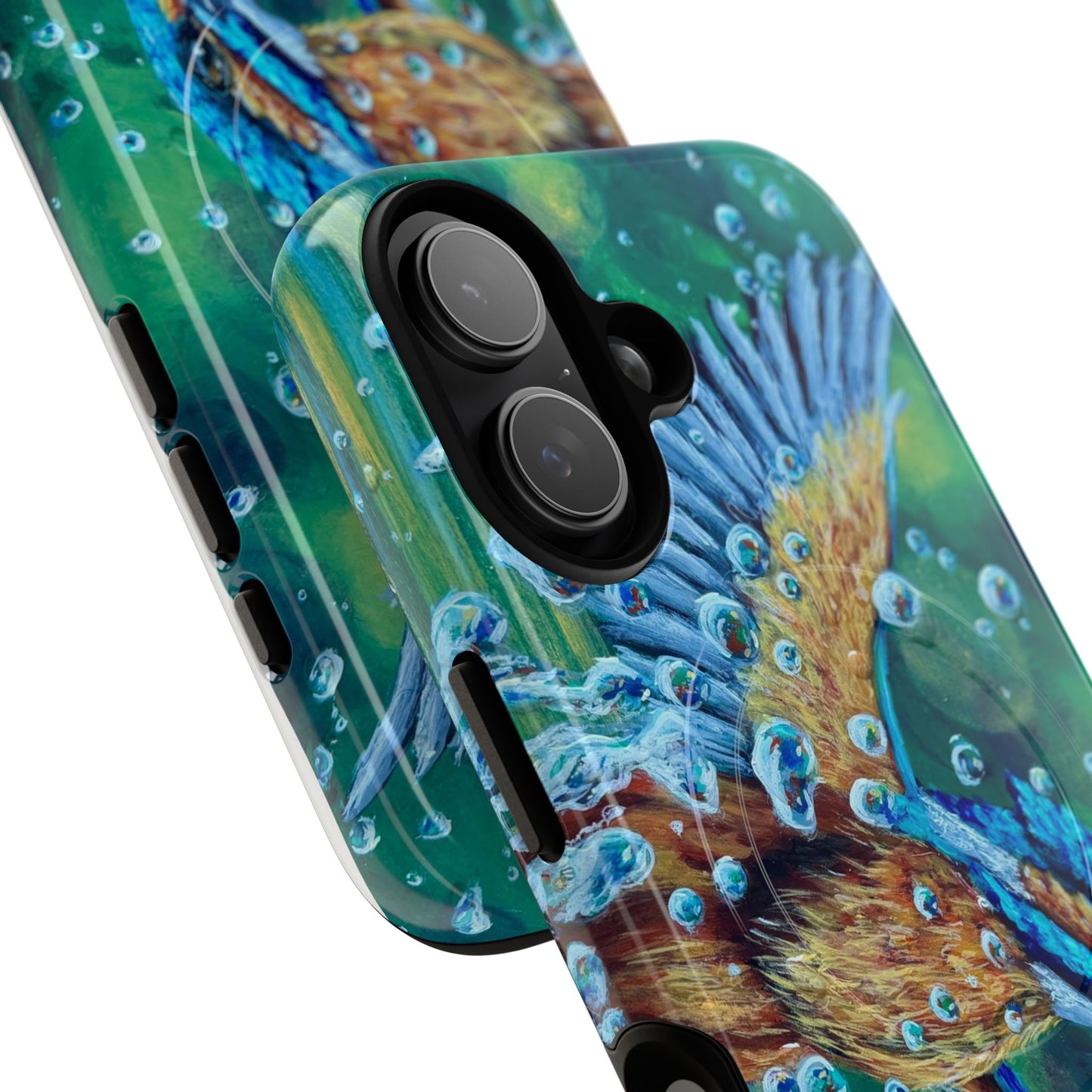 "Falling Up" Kingfisher iPhone Case Multiple Sizes — Tough Magnetic Protective iPhone Cover