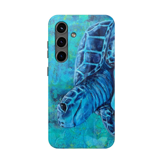 "Rufus" Sea Turtle Tough Samsung Galaxy Phone Case Multiple Sizes — Blue Ocean Protective Phone Cover