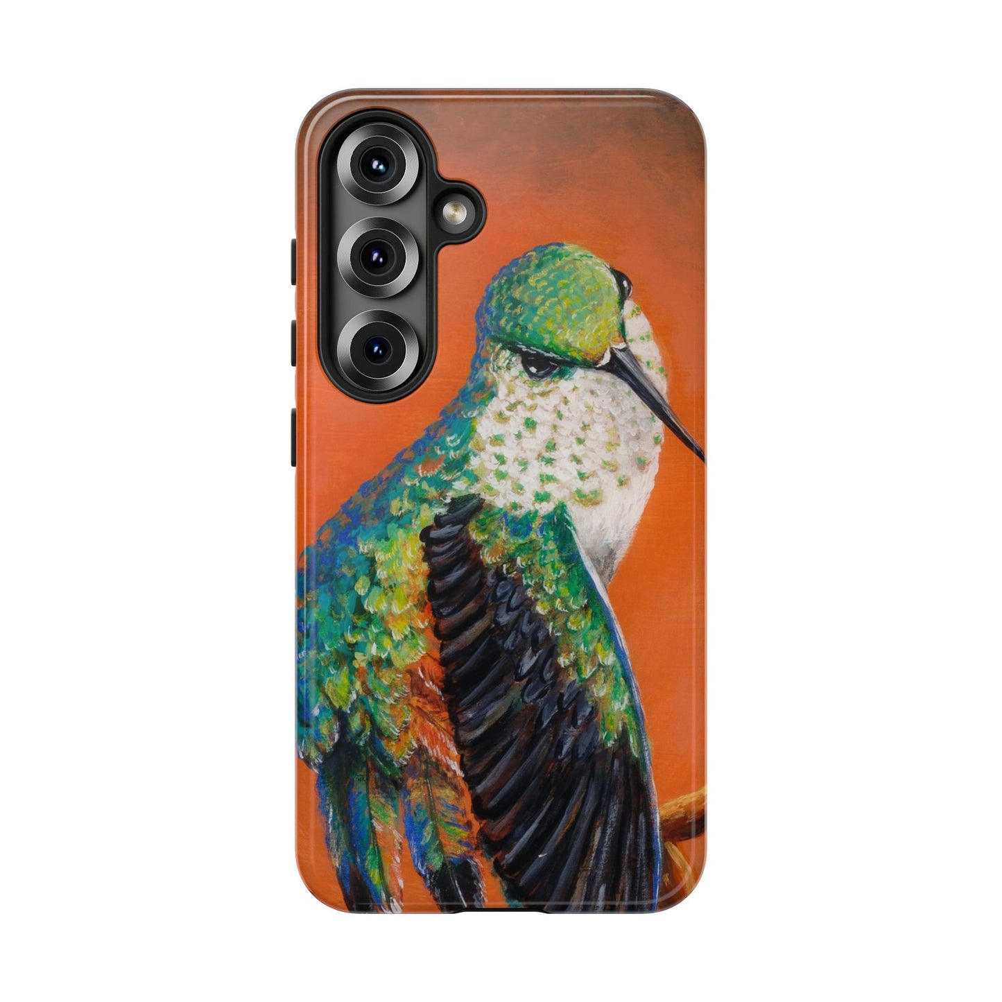 "Hummingbird Ballet" Art Samsung Galaxy Case Multiple Sizes — Colorful Protective Tough Case