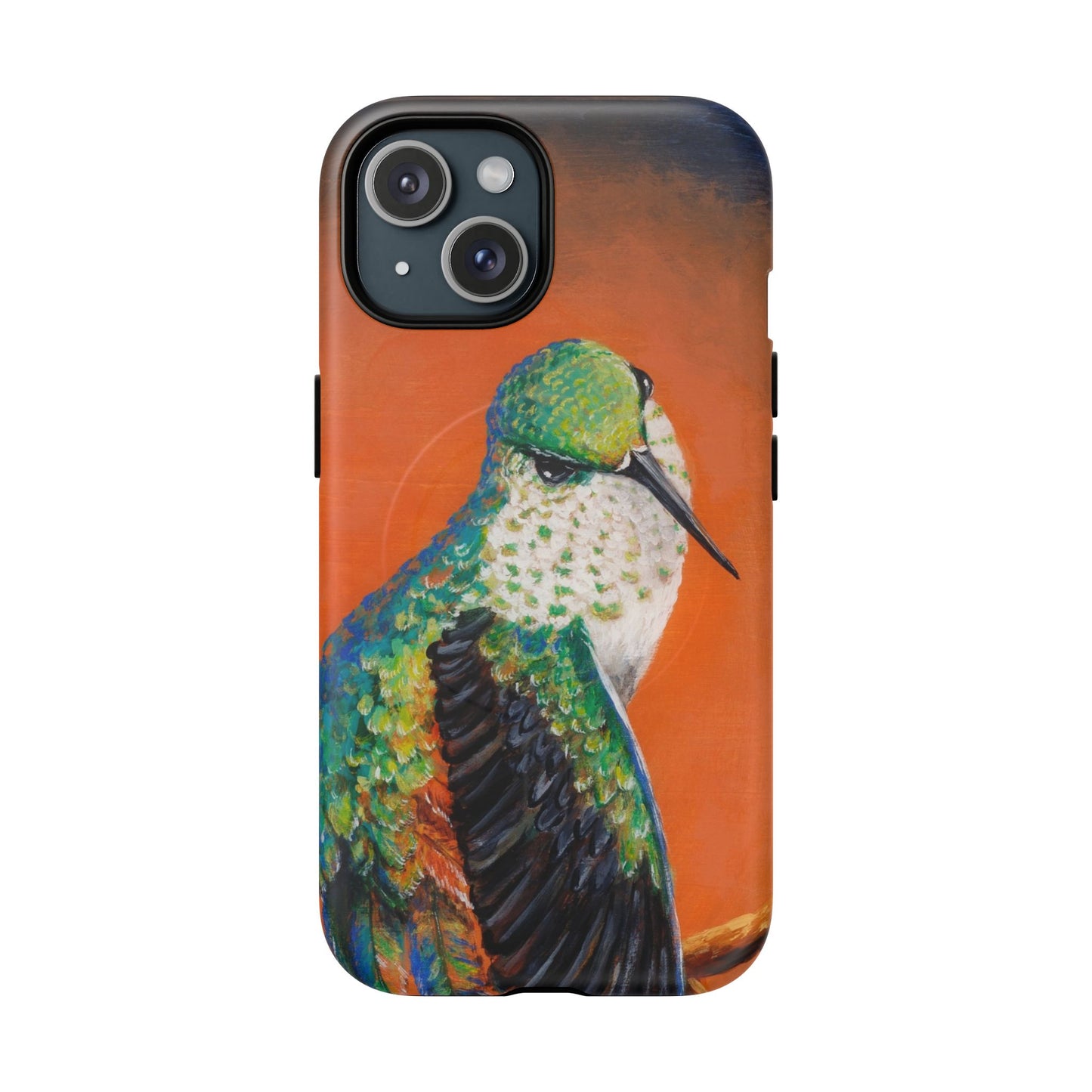 "Hummingbird Ballet" Tough Magnetic iPhone Case Multiple Sizes