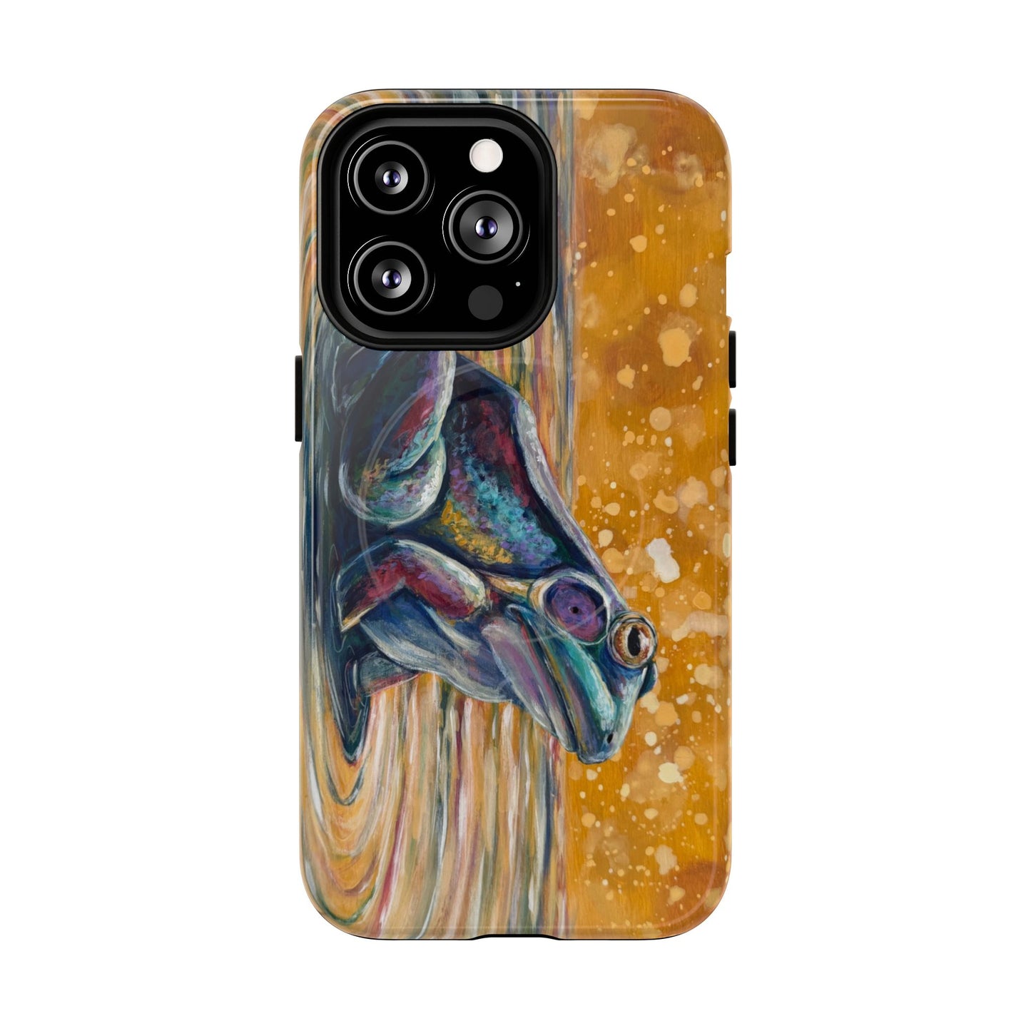 "Make a Ripple" iPhone Case - Colorful Frog Art Magnetic Tough Case