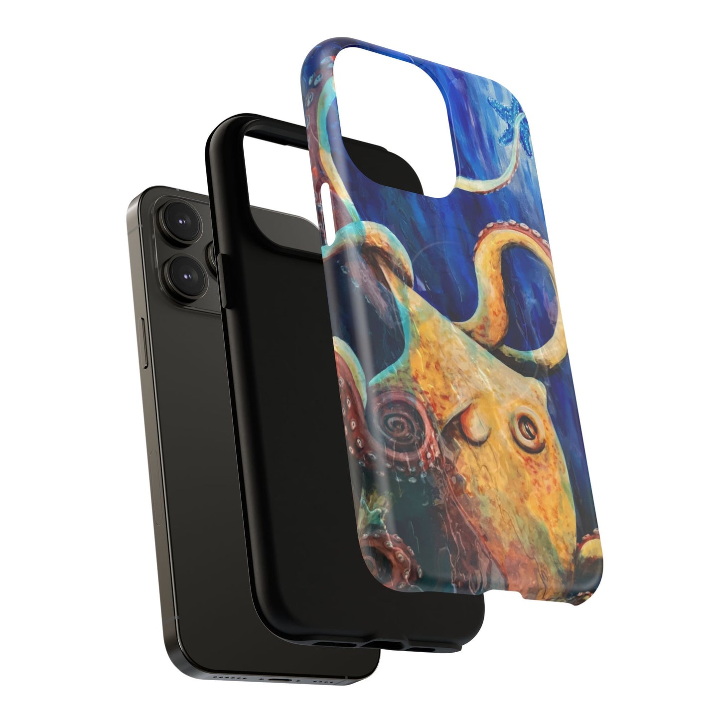 "Starcatcher" Octopus Tough Magnetic iPhone Cases