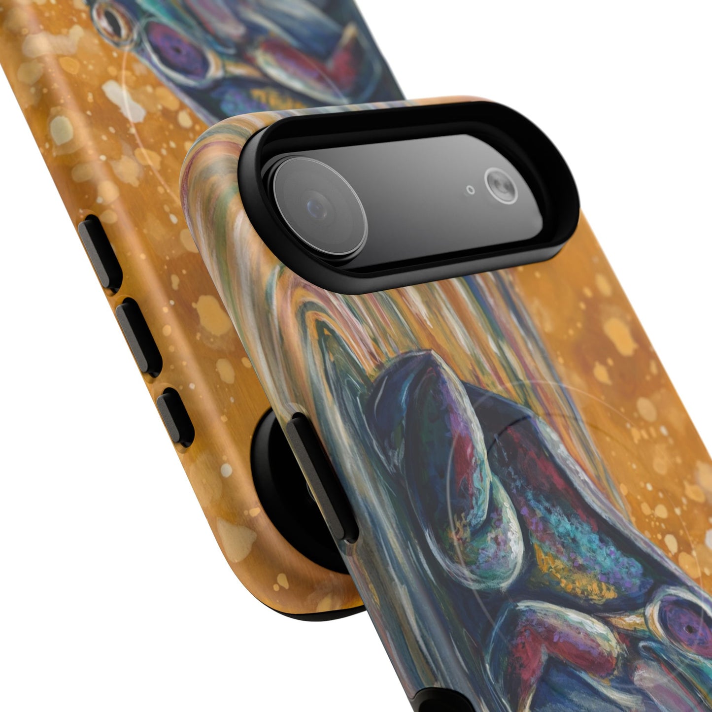 "Make a Ripple" iPhone Case - Colorful Frog Art Magnetic Tough Case