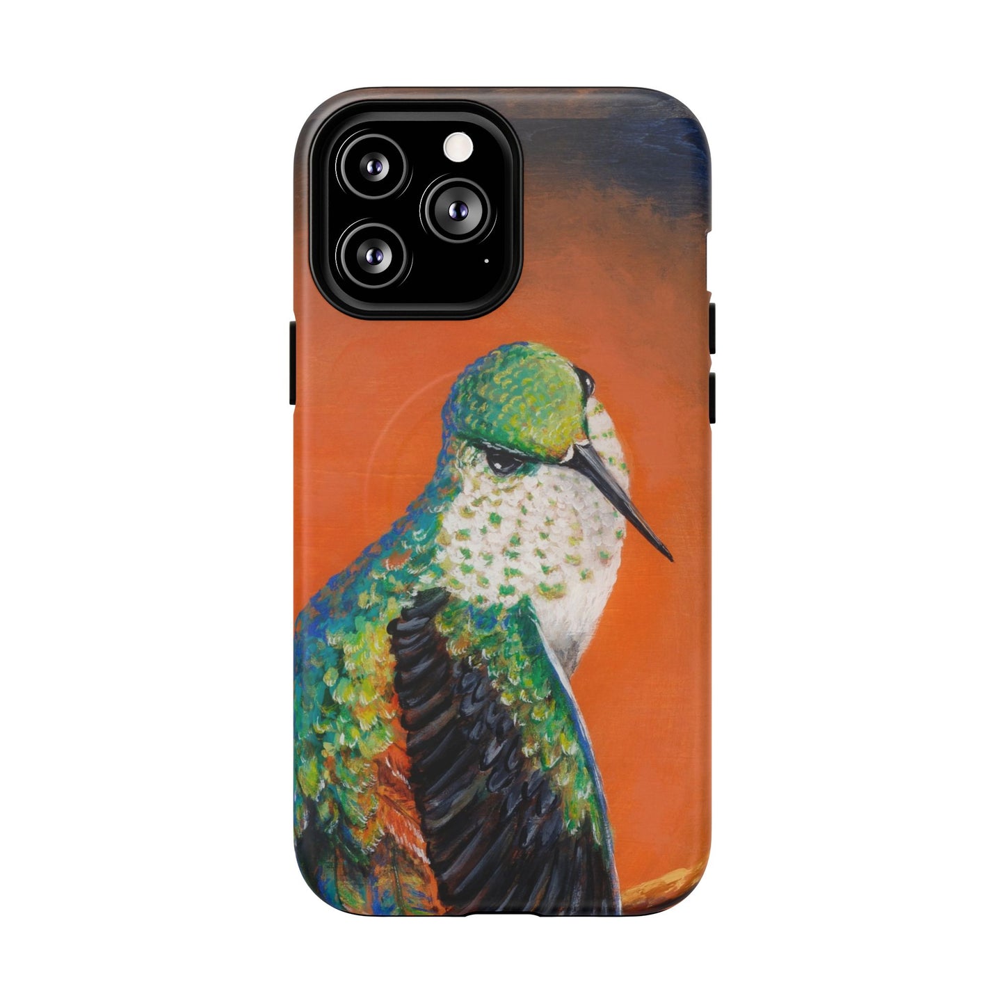 "Hummingbird Ballet" Tough Magnetic iPhone Case Multiple Sizes