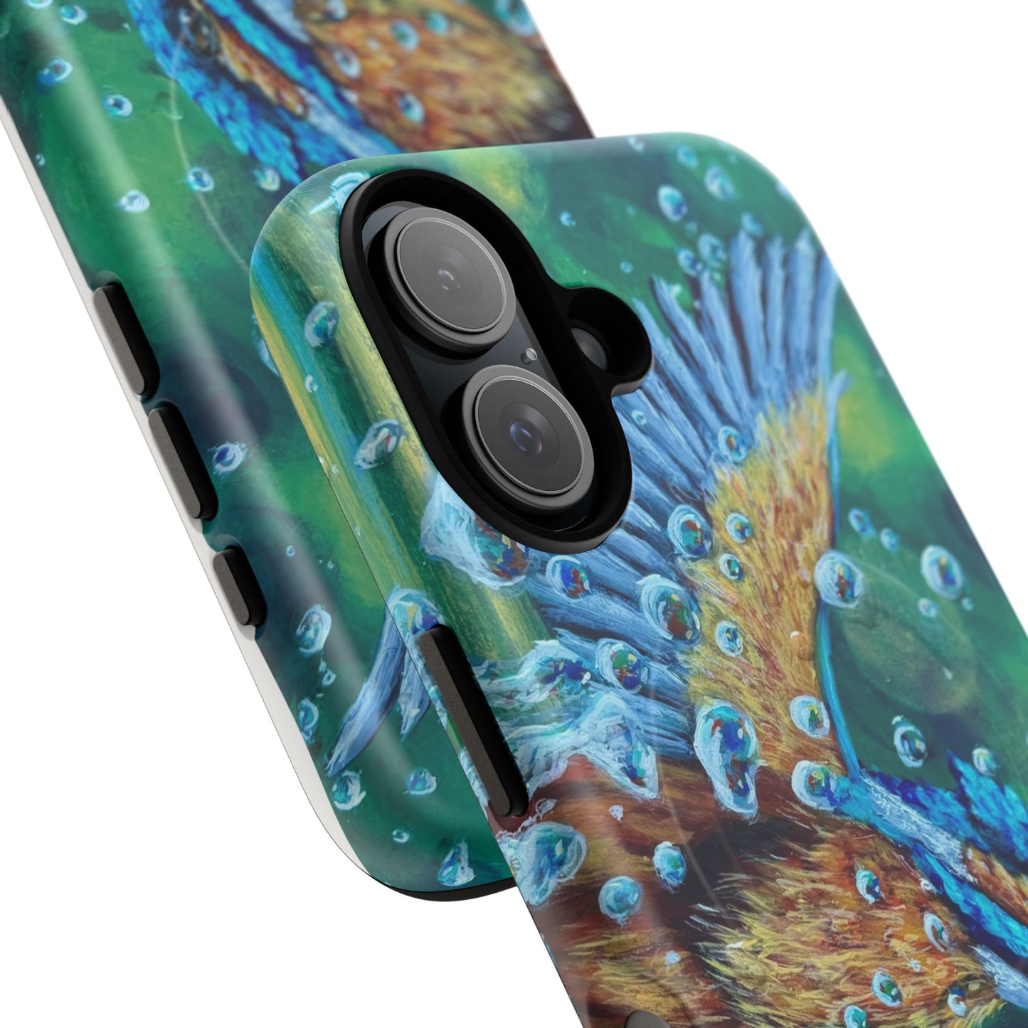 "Falling Up" Kingfisher iPhone Case Multiple Sizes — Tough Magnetic Protective iPhone Cover