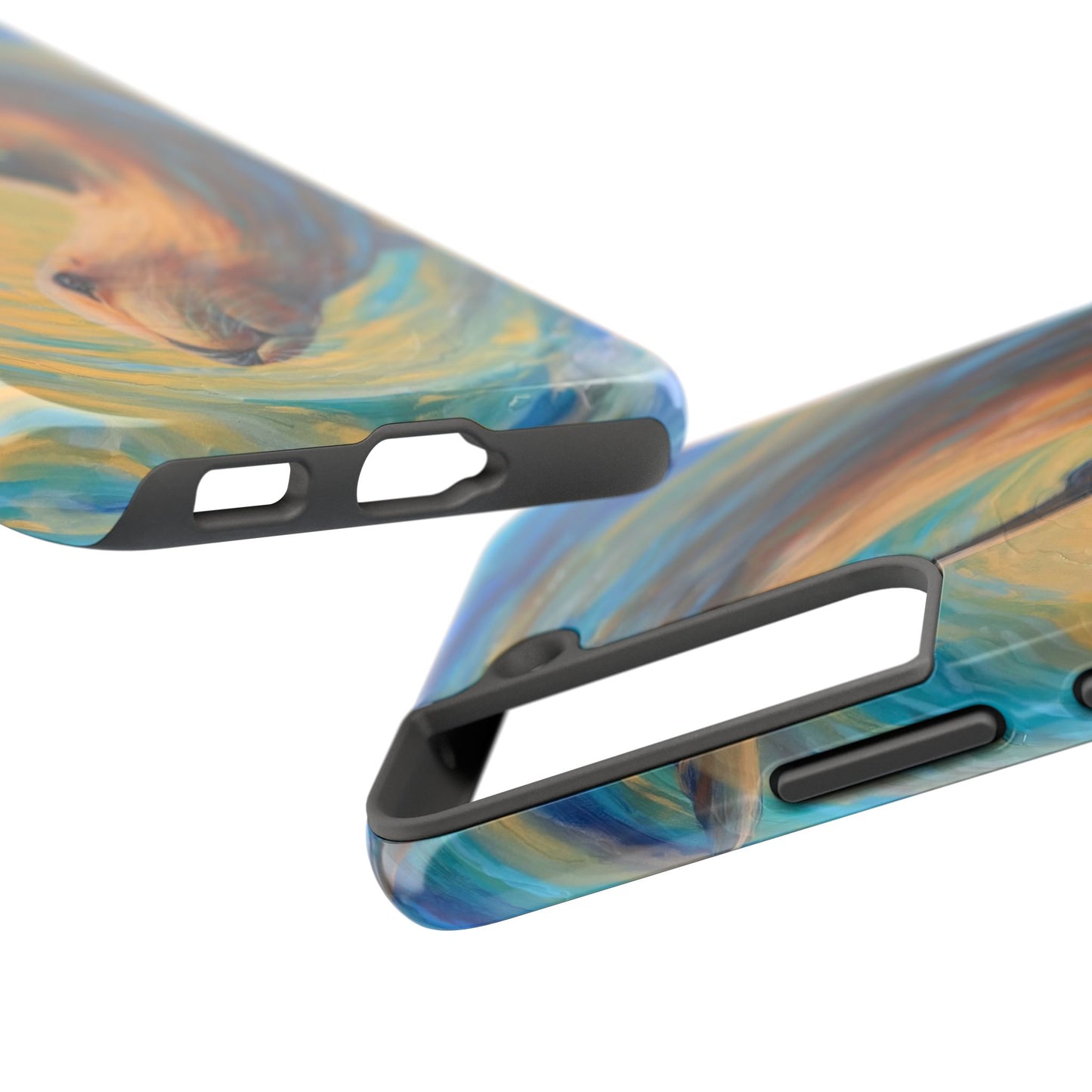 "Through Gilded Tides" Tough Galaxy Samsung Phone Cases Multiple Sizes