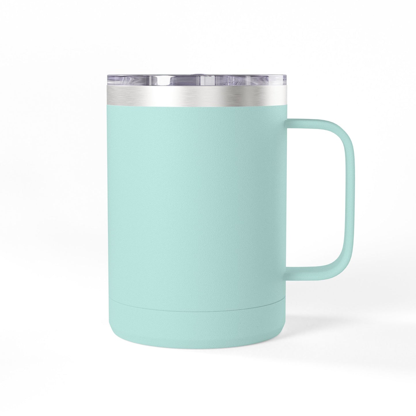 "Continuum" Hummingbird & Night Sky 15oz Travel Mug — Colorful Celestial Bird Tumbler