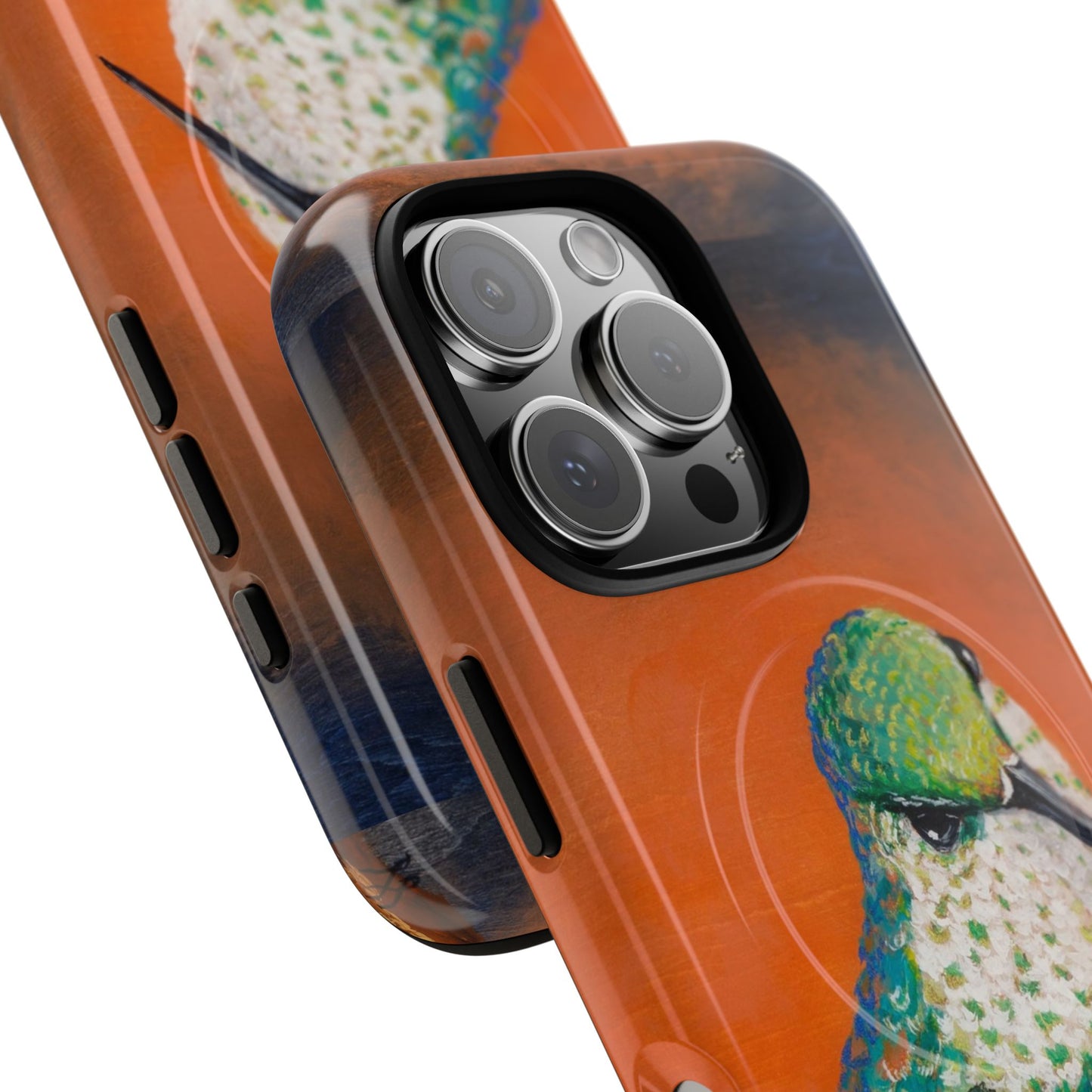 "Hummingbird Ballet" Tough Magnetic iPhone Case Multiple Sizes