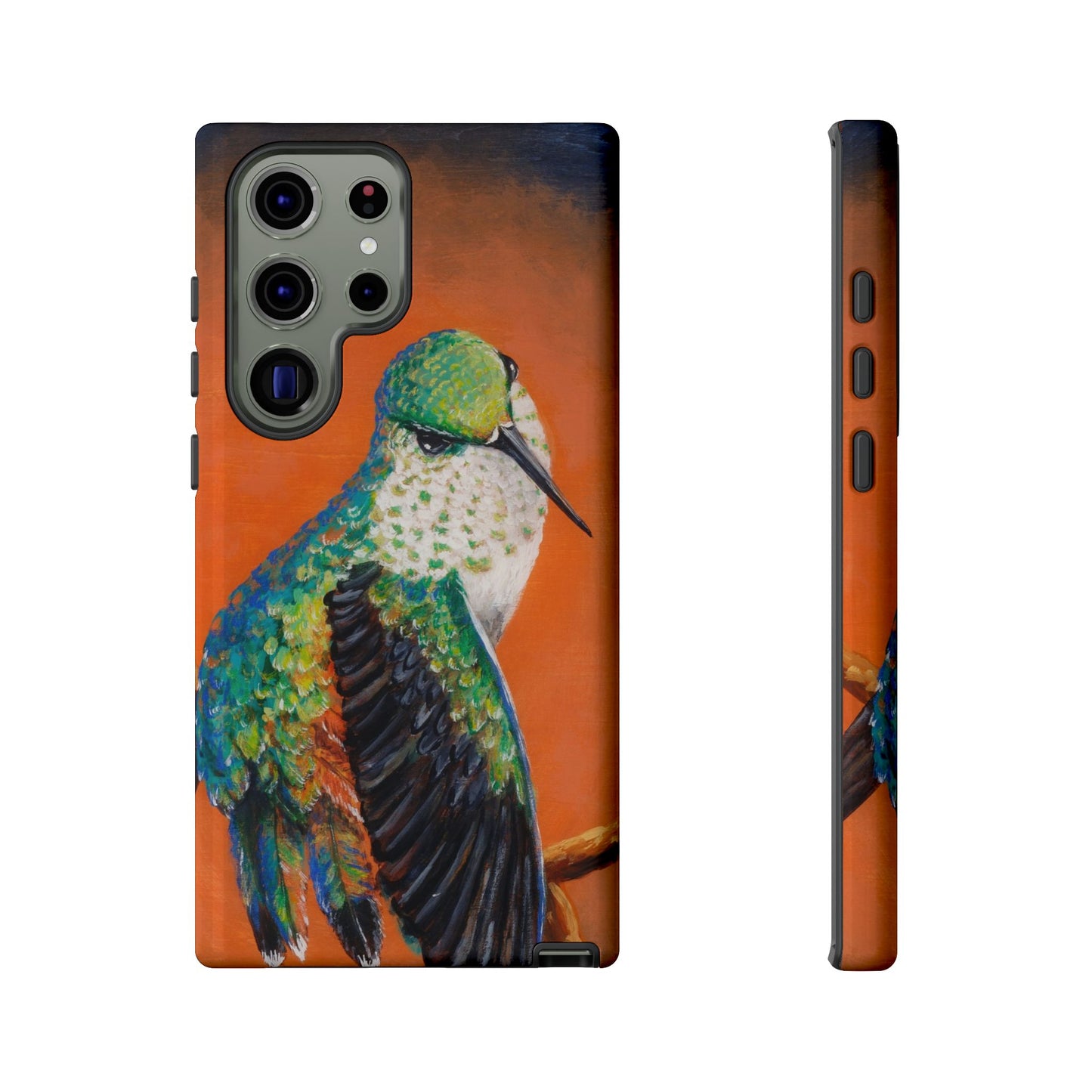 "Hummingbird Ballet" Art Samsung Galaxy Case Multiple Sizes — Colorful Protective Tough Case