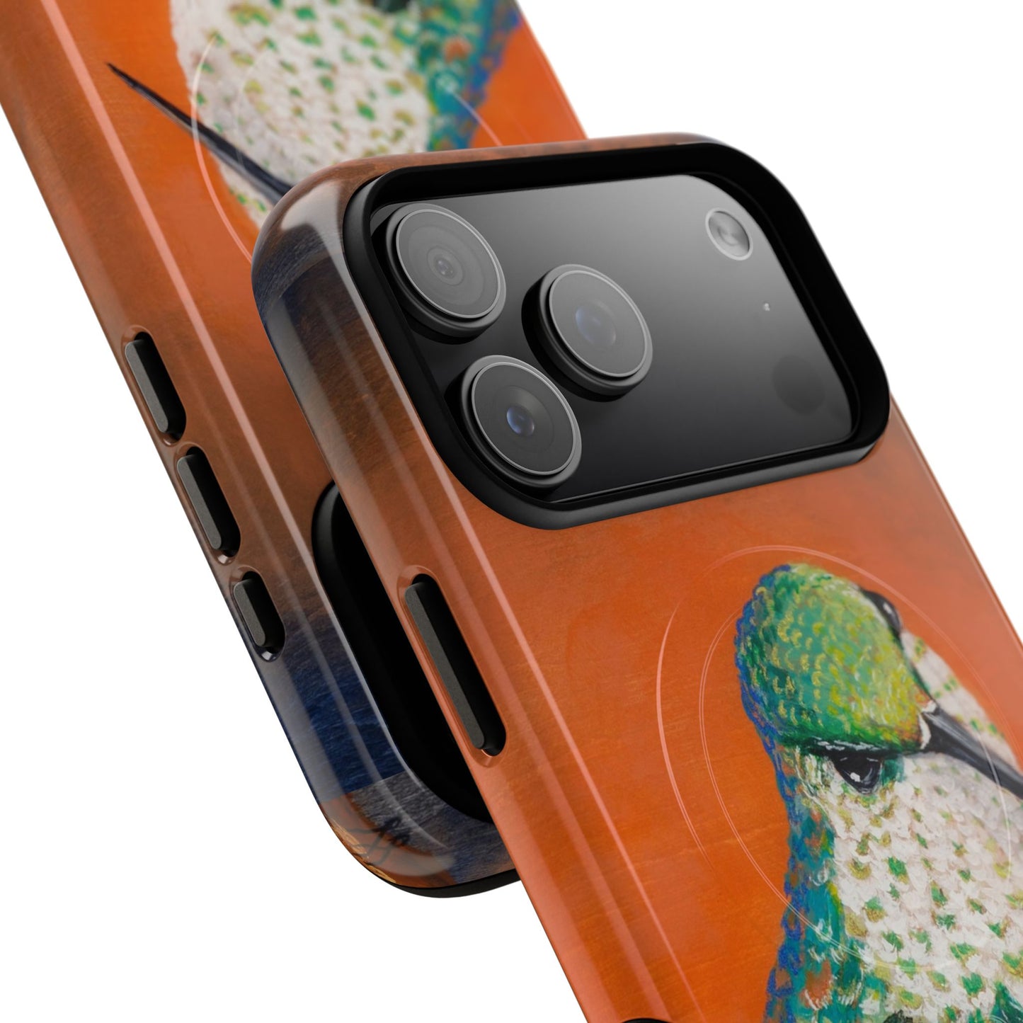 "Hummingbird Ballet" Tough Magnetic iPhone Case Multiple Sizes